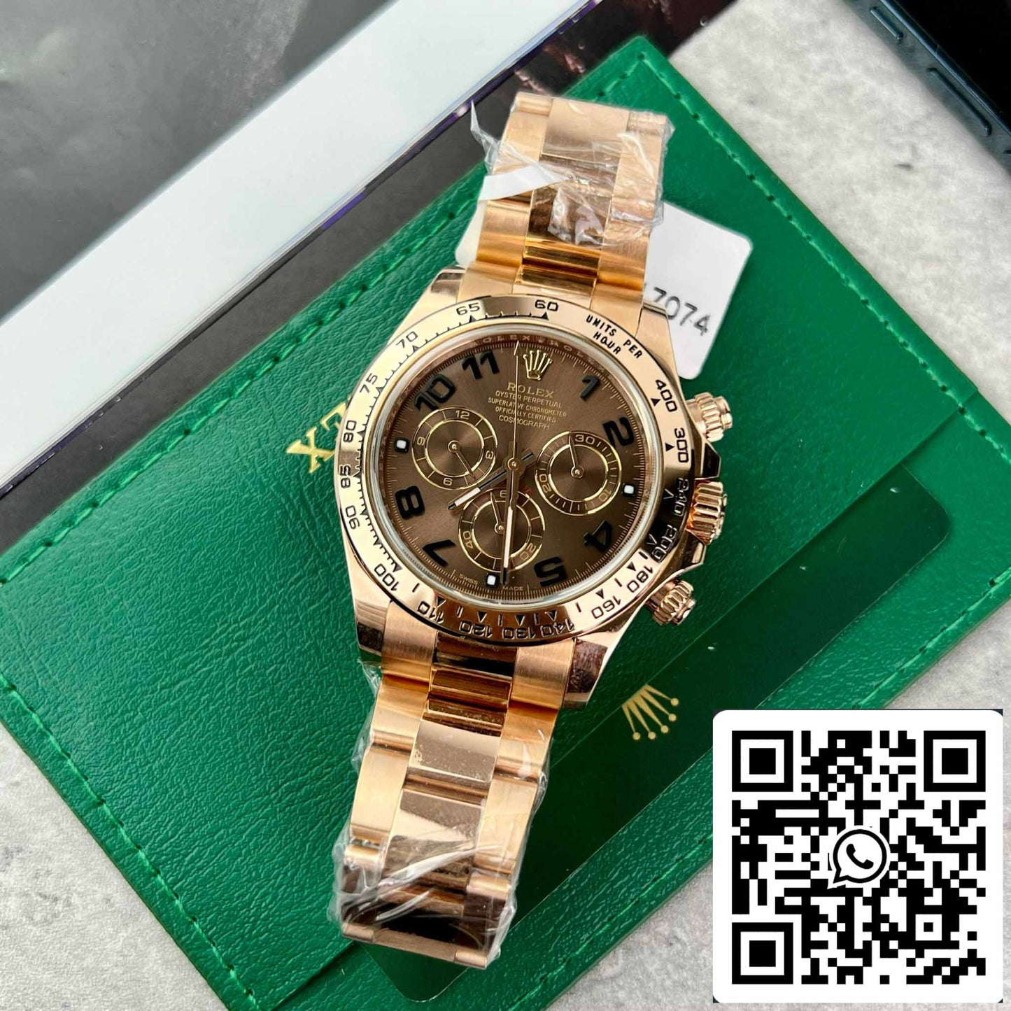 Rolex Daytona 116515 Rosa Oro Chocolate Arabic quadrante - BT Fabbrica best 1:1 Edizione