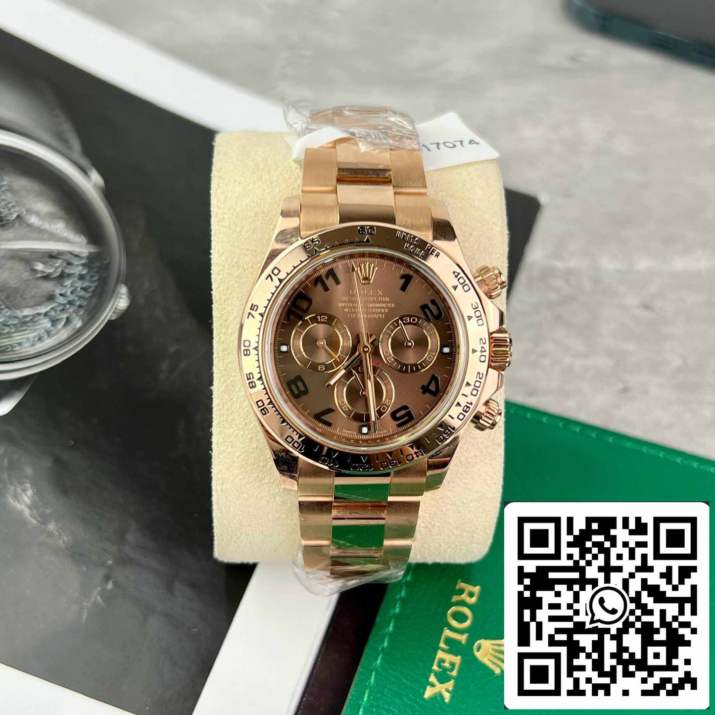 Rolex Daytona 116515 Rosa Oro Chocolate Arabic quadrante - BT Fabbrica best 1:1 Edizione