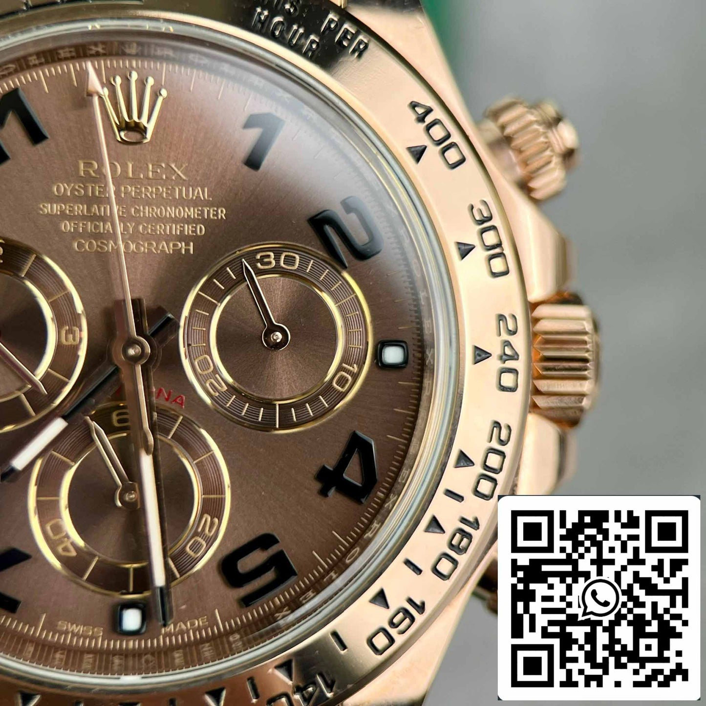 Rolex Daytona 116515 Rosa Oro Chocolate Arabic quadrante - BT Fabbrica best 1:1 Edizione