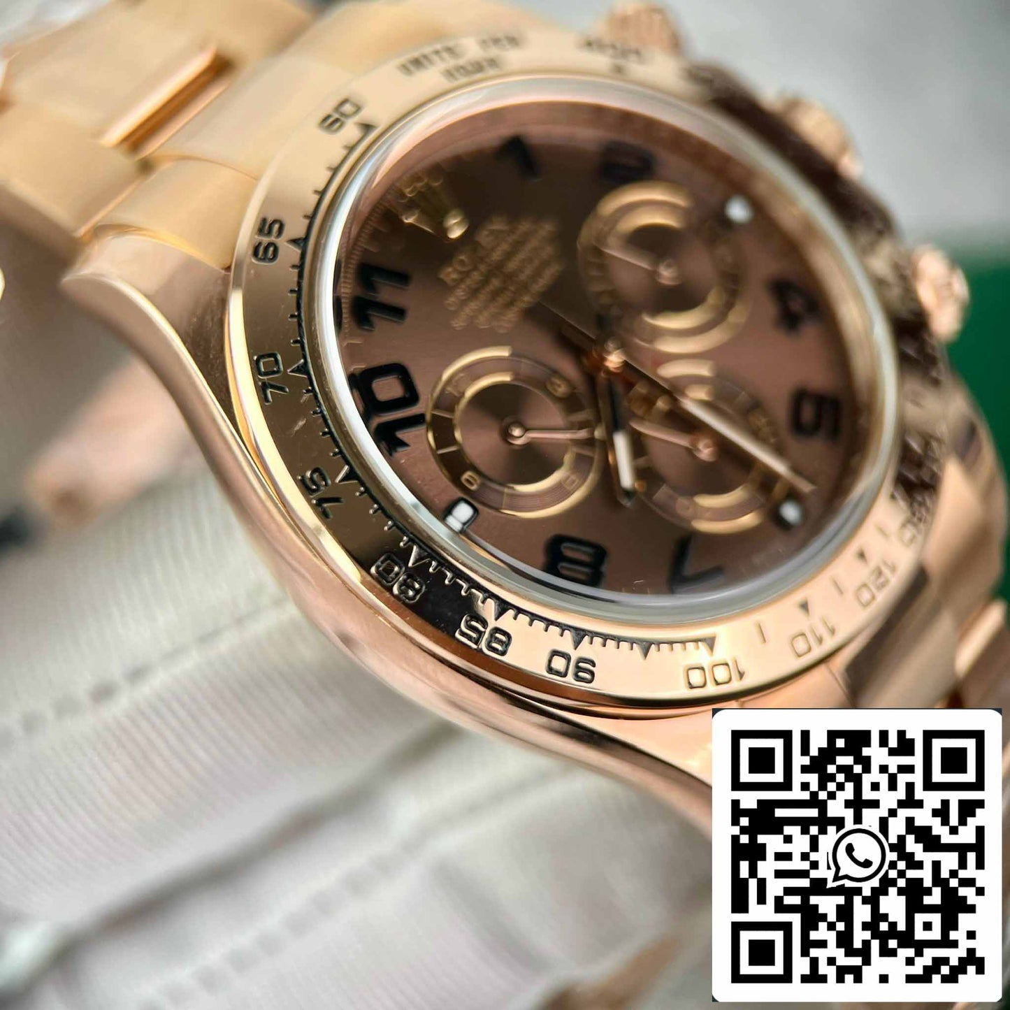 Rolex Daytona 116515 Rosa Oro Chocolate Arabic quadrante - BT Fabbrica best 1:1 Edizione