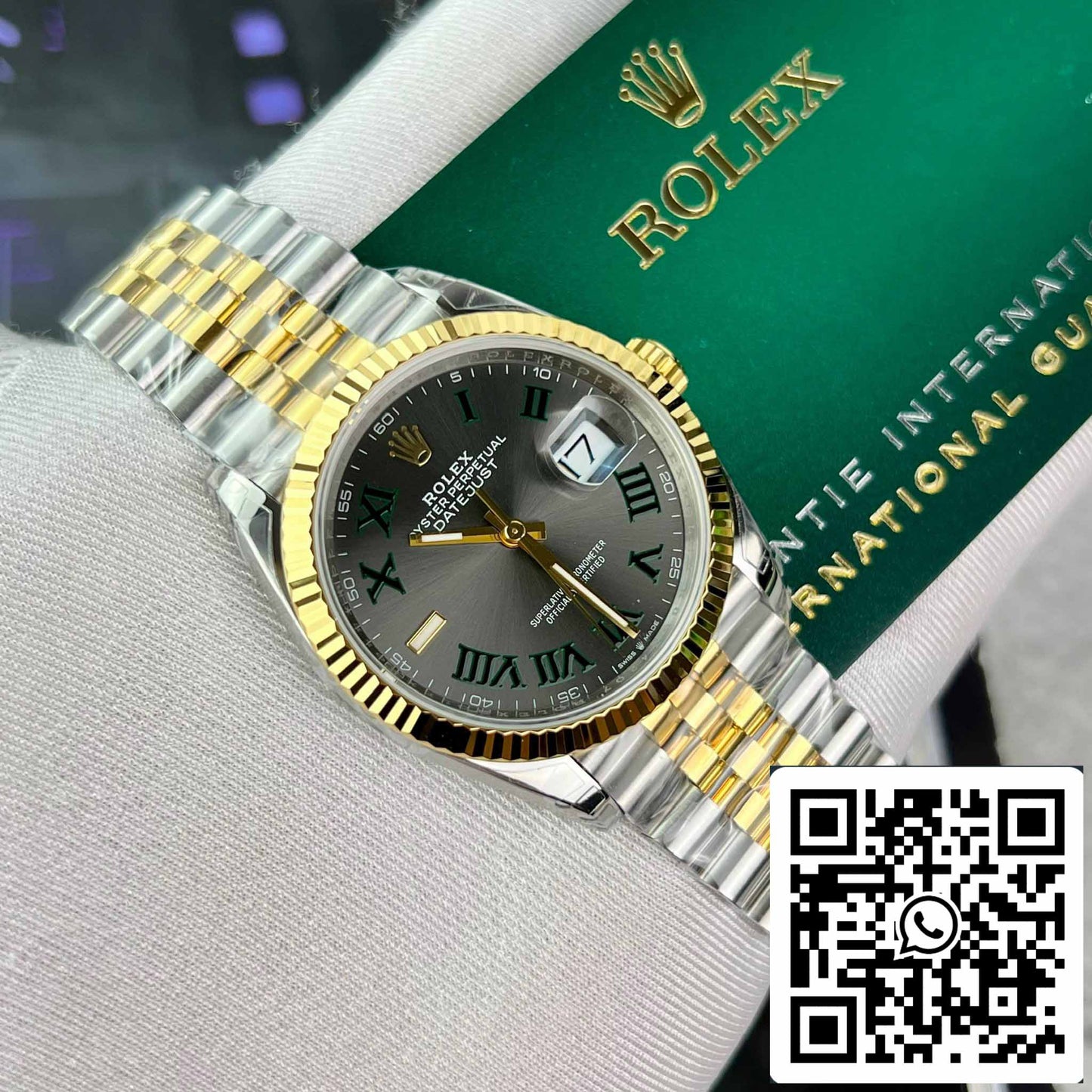 replica Rolex Datejust 36 126233 Wimbledon quadrante Best 1:1 Edizione VS Fabbrica
