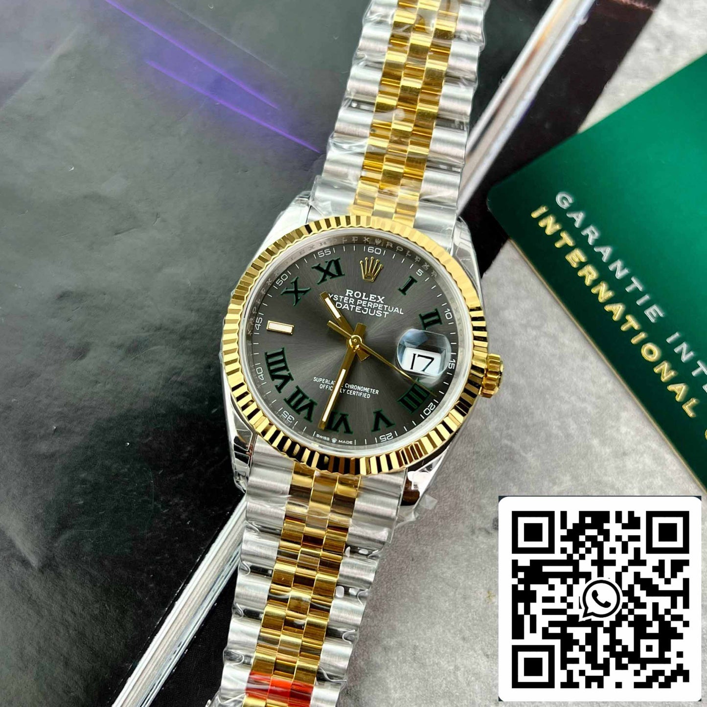 replica Rolex Datejust 36 126233 Wimbledon quadrante Best 1:1 Edizione VS Fabbrica