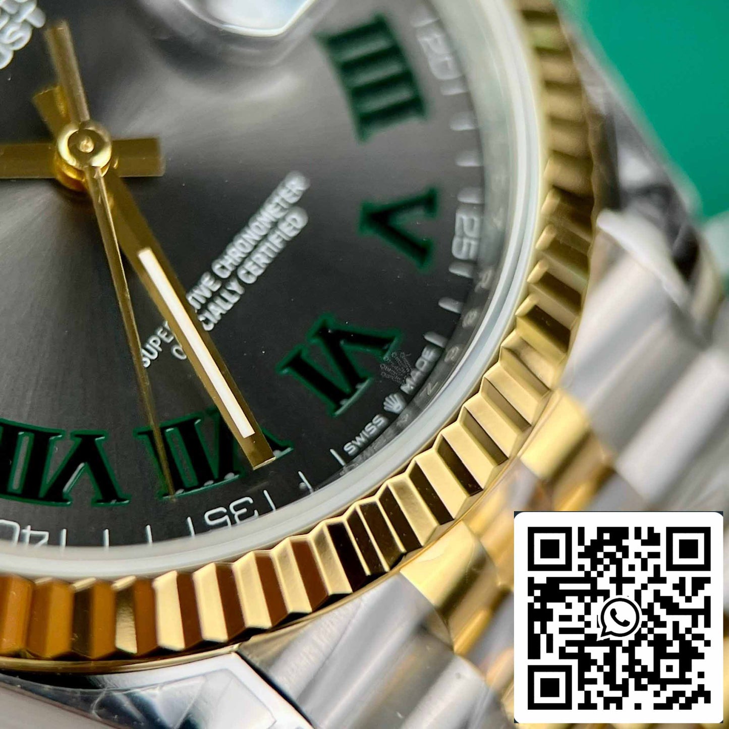 replica Rolex Datejust 36 126233 Wimbledon quadrante Best 1:1 Edizione VS Fabbrica