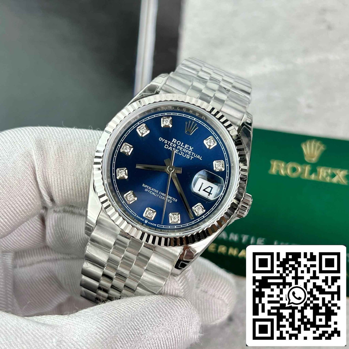 replica Rolex Datejust 36 M126234-0037 Oystersteel Best 1:1 Edizione VS Fabbrica