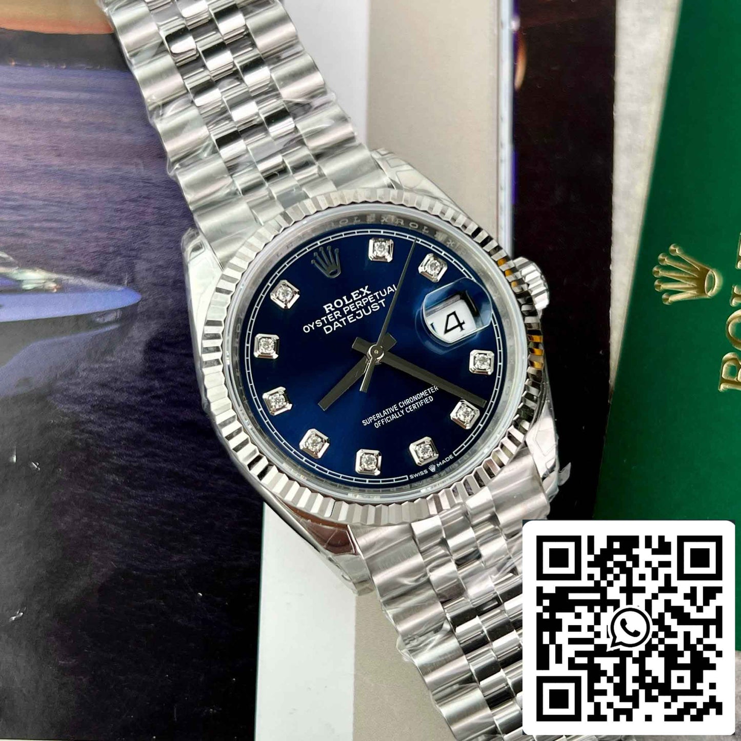 replica Rolex Datejust 36 M126234-0037 Oystersteel Best 1:1 Edizione VS Fabbrica