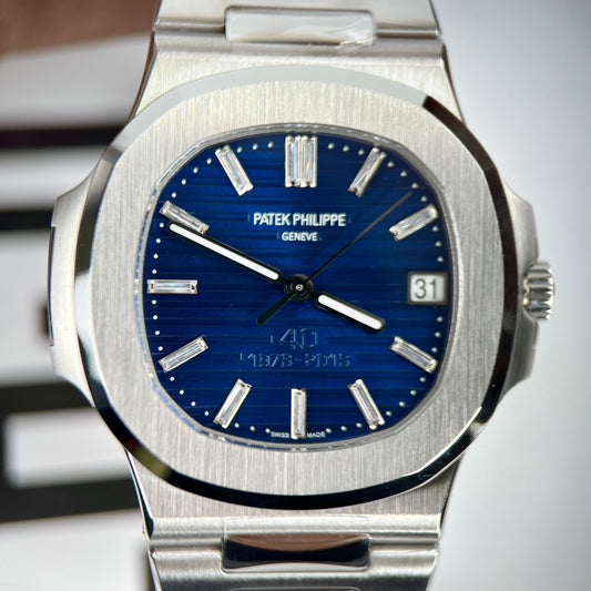 Patek Philippe Nautilus 5711/1P 40TH Anniversary 3K Fabbrica 1:1 edizione melhor Swiss ETA324