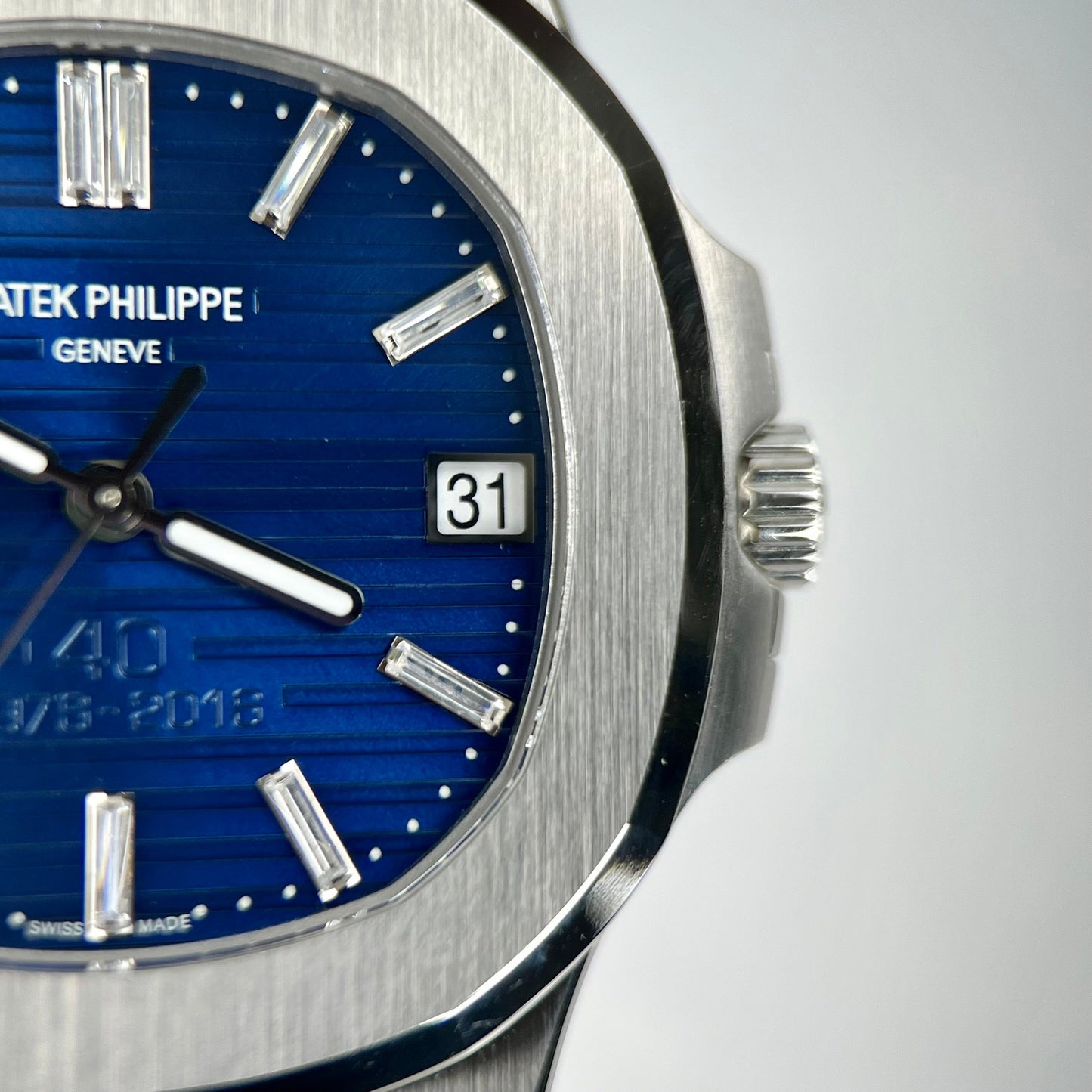 Patek Philippe Nautilus 5711/1P 40TH Anniversary 3K Fabbrica 1:1 edizione melhor Swiss ETA324
