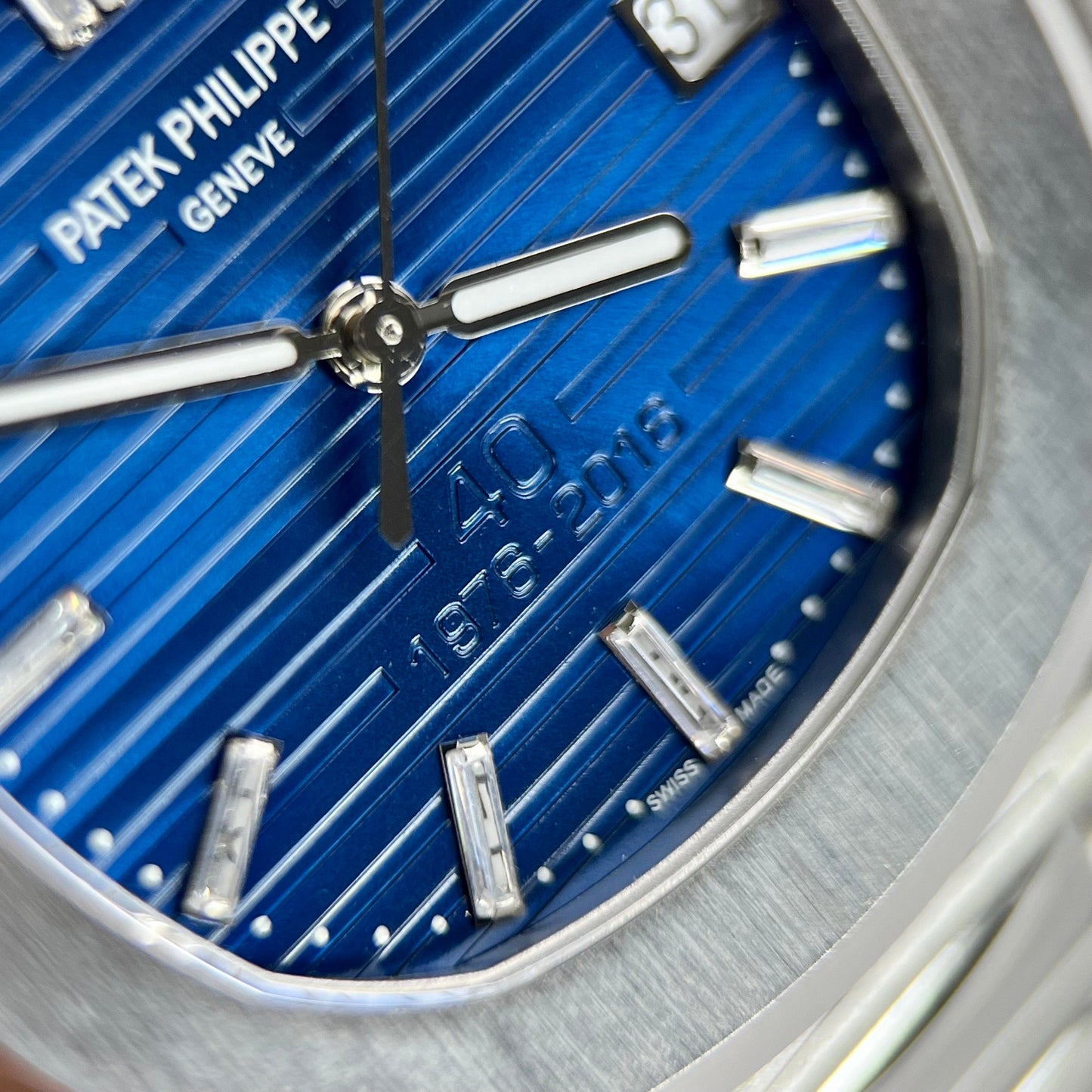 Patek Philippe Nautilus 5711/1P 40TH Anniversary 3K Fabbrica 1:1 edizione melhor Swiss ETA324