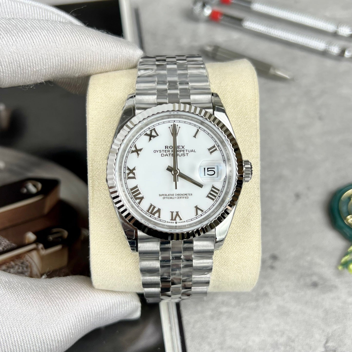 replica Rolex Datejust M126234-0025 36MM 1:1 edizione migliore VS Fabbrica acciaio inossidabile