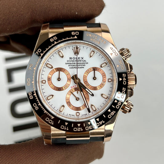 Rolex Daytona M116505-0010  1:1 edizione migliore BT Fabbrica Rosa Oro Gomma cinturino