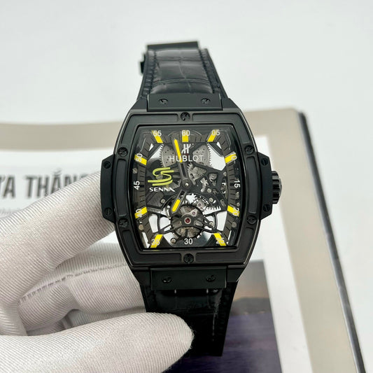 replica Hublot Masterpiece Tourbillon 906.ND.0129.VR.AES12 1:1 Best Edition Black PVD Swiss HUB 9006