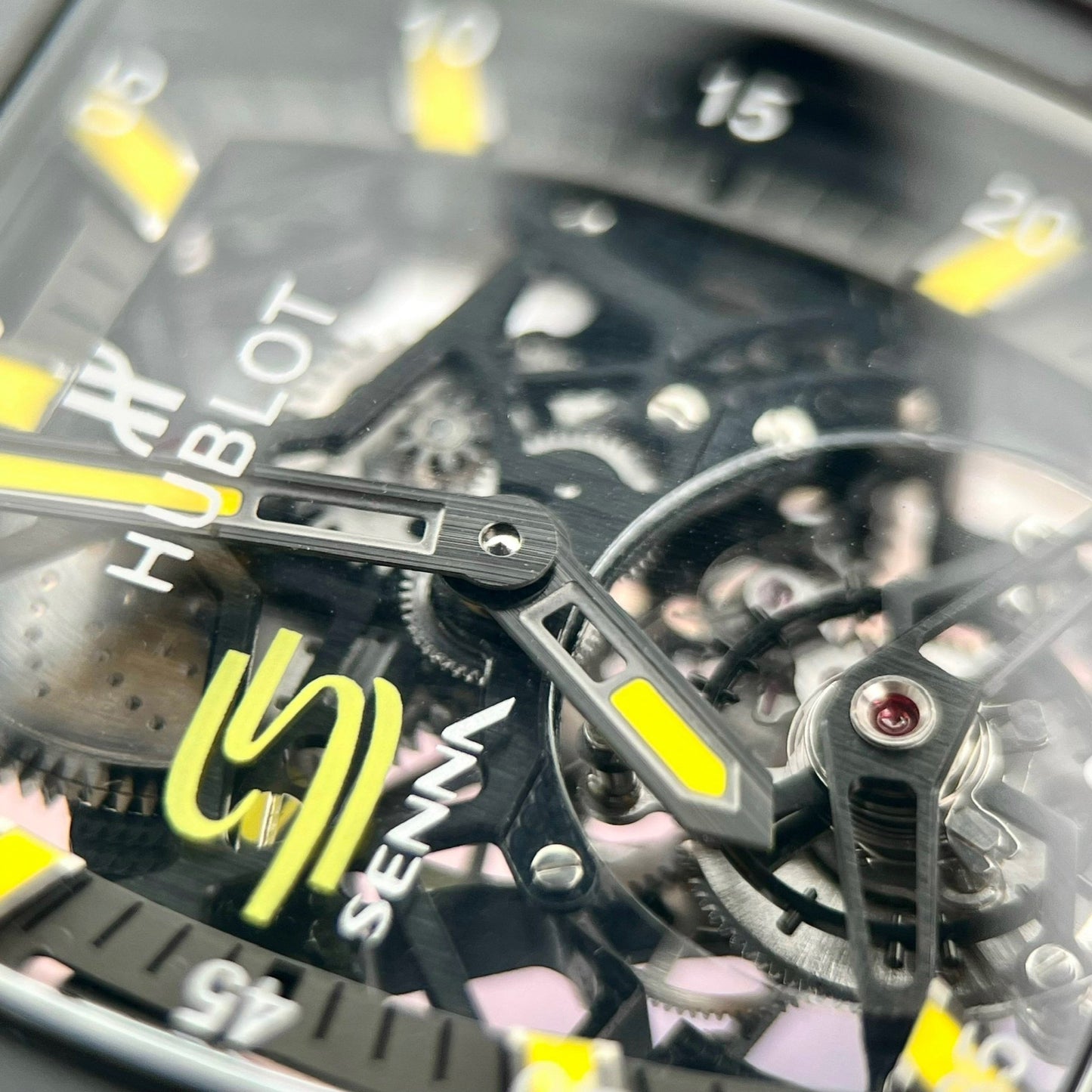 Réplica del Hublot Masterpiece Tourbillon 906.ND.0129.VR.AES12 1:1 Best Edition PVD negro Swiss HUB 9006