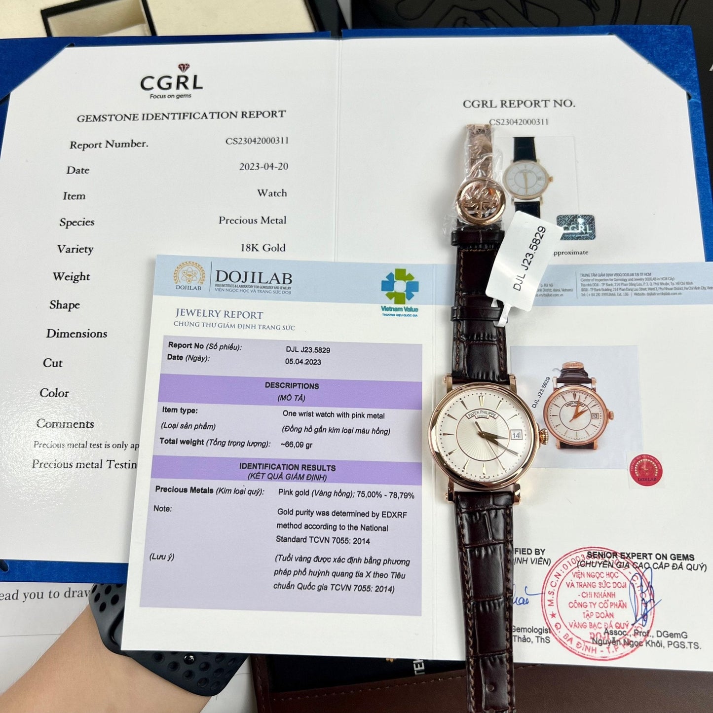 Patek Philippe Calatrava 5153R-001 revestido em amarelo 18k Oro 3K Fabbrica
