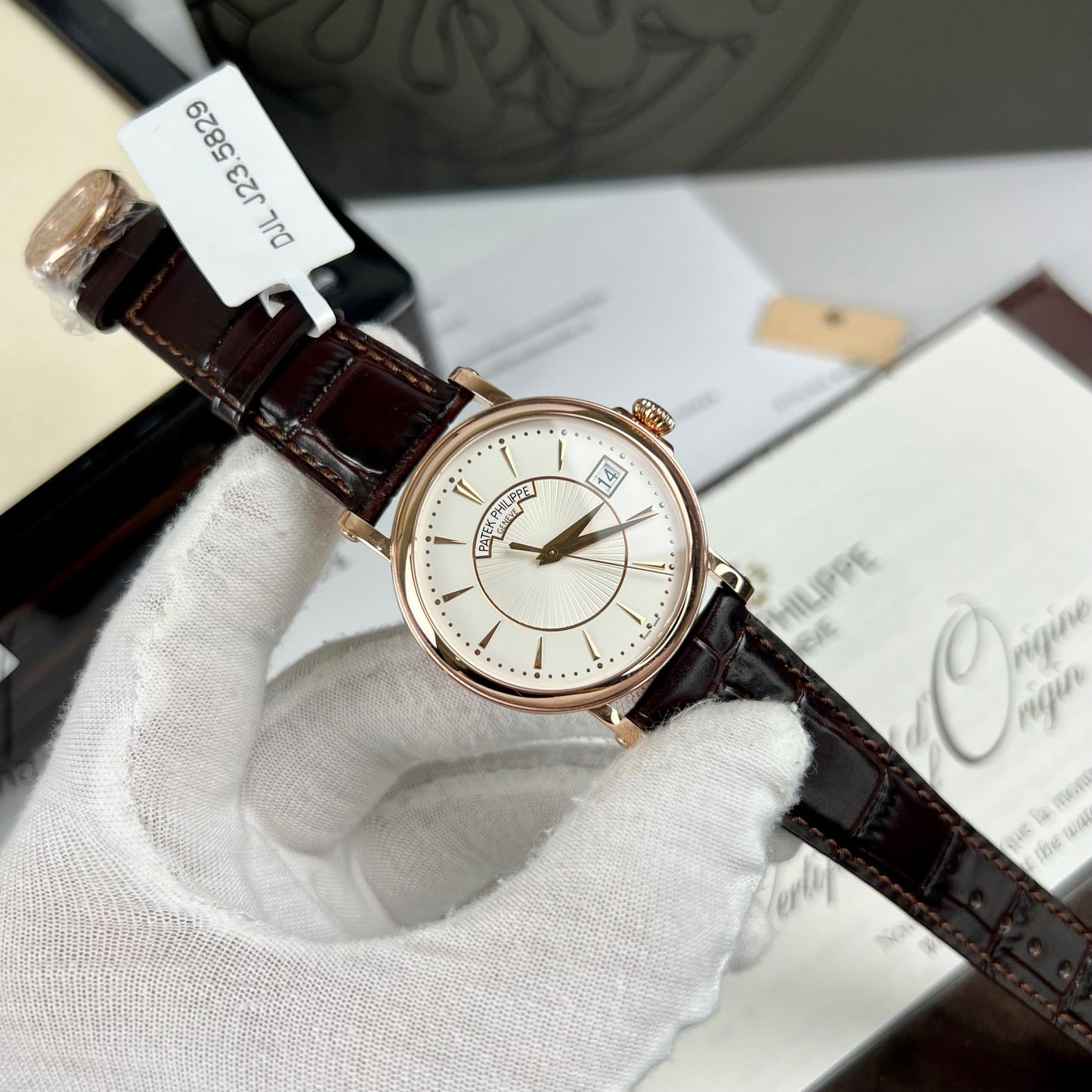 Patek Philippe Calatrava 5153R-001 revestido em amarelo 18k Oro 3K Fabbrica