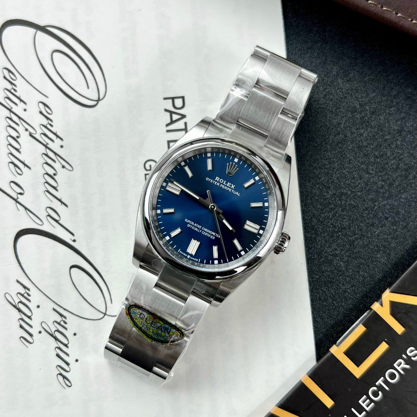 Rolex Oyster Perpetual M126000-0003 36MM 1:1 edizione migliore Clean Fabbrica quadrante blu