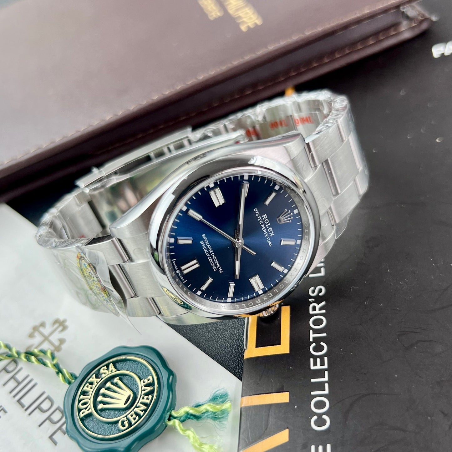 Rolex Oyster Perpetual M126000-0003 36MM 1:1 edizione migliore Clean Fabbrica quadrante blu