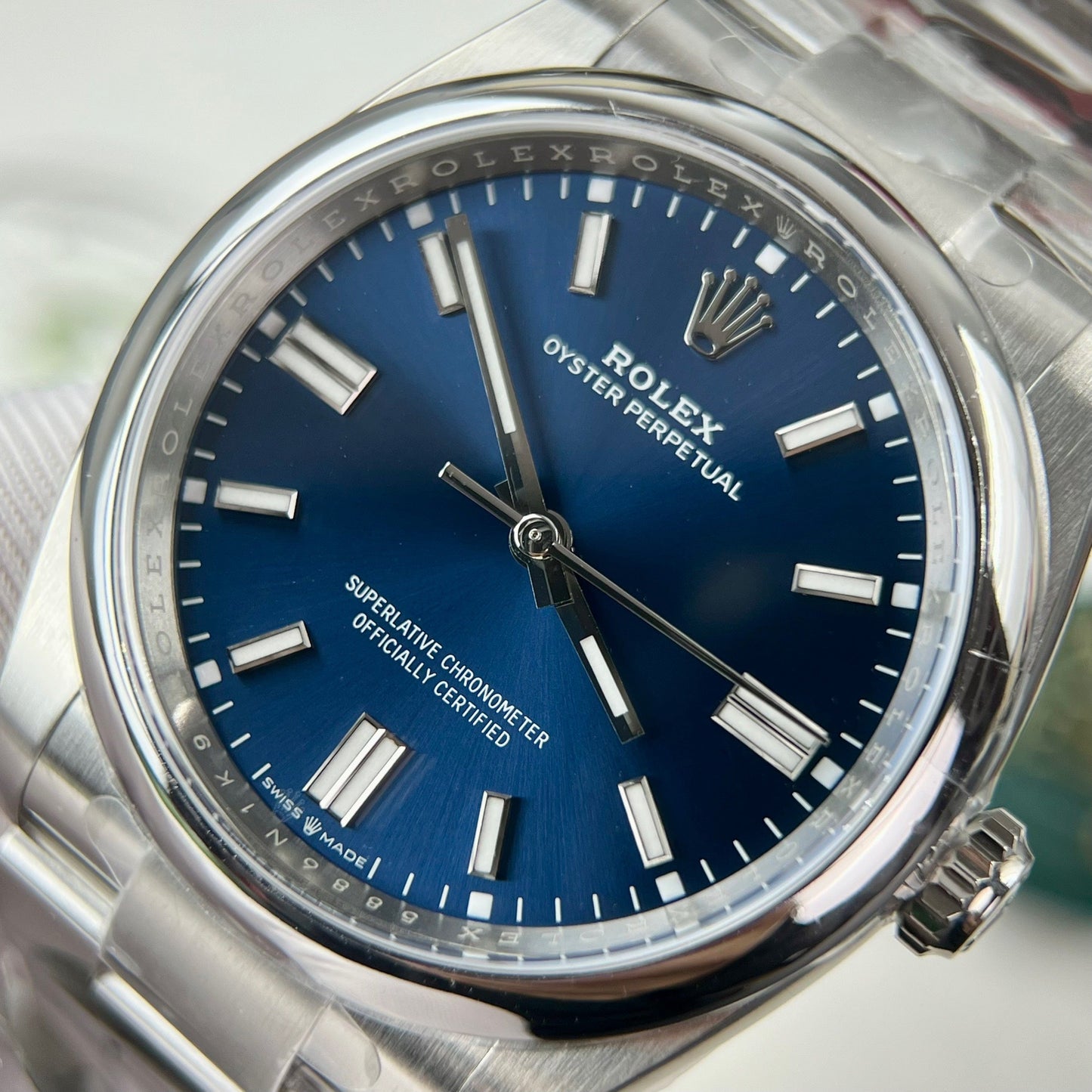 Rolex Oyster Perpetual M126000-0003 36MM 1:1 edizione migliore Clean Fabbrica quadrante blu