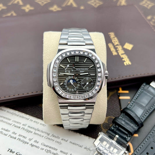 Patek Philippe Nautilus 5712GR 1:1 edizione migliore GR Fabbrica Grigio quadrante