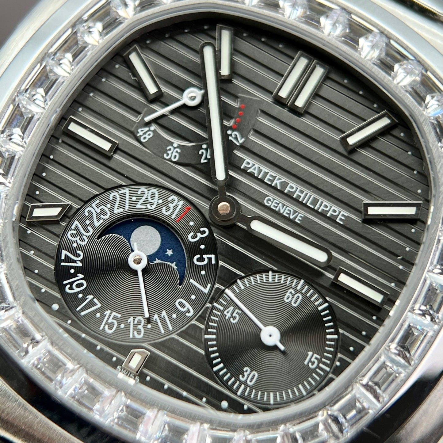 Patek Philippe Nautilus 5712GR 1:1 edizione migliore GR Fabbrica Grigio quadrante