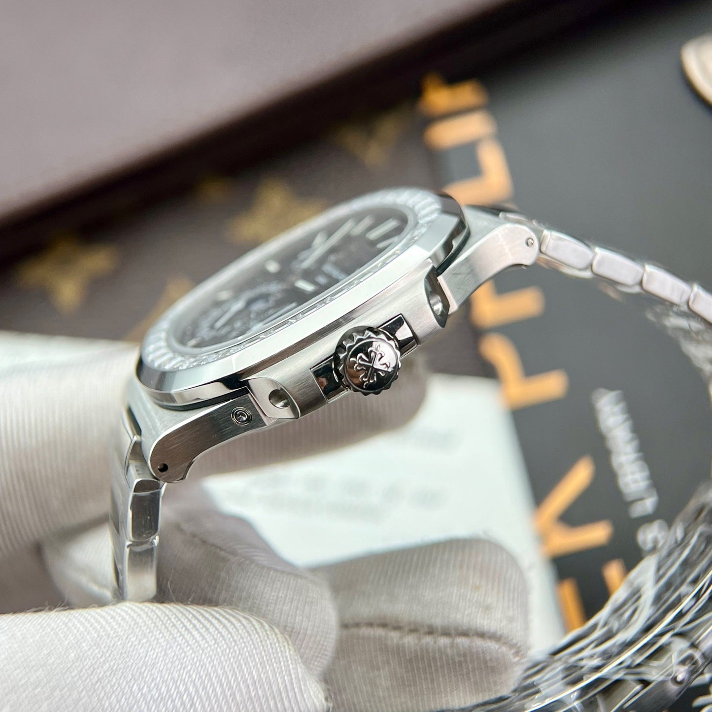 Patek Philippe Nautilus 5712GR 1:1 edizione migliore GR Fabbrica Grigio quadrante