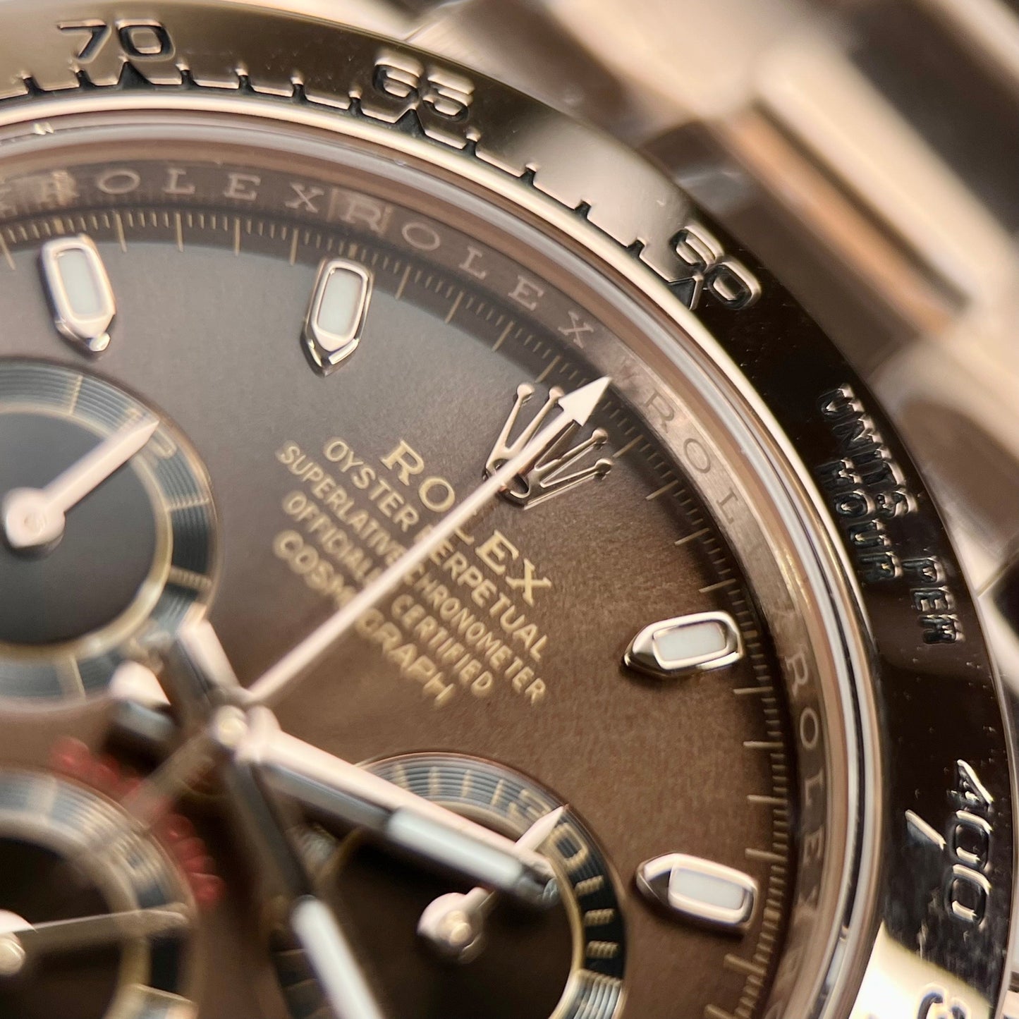 Rolex Cosmograph Daytona 116505 Chocolate quadrante 1:1 edizione migliore BTF 18k Rosa Oro