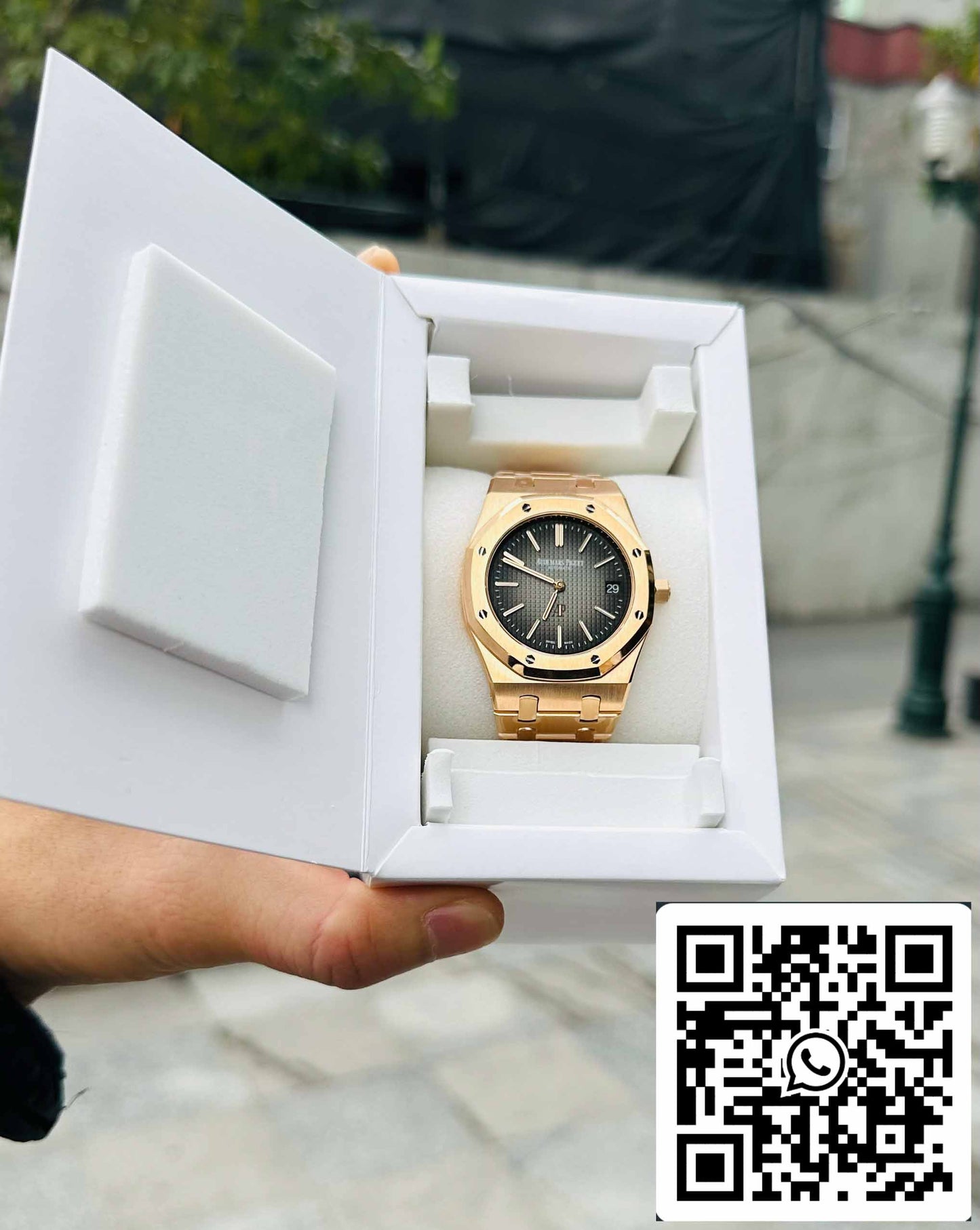 Audemars Piguet Royal Oak 16202OR.OO.1240OR.01 1:1 Best Edition ZF Fabbrica Gray Dial