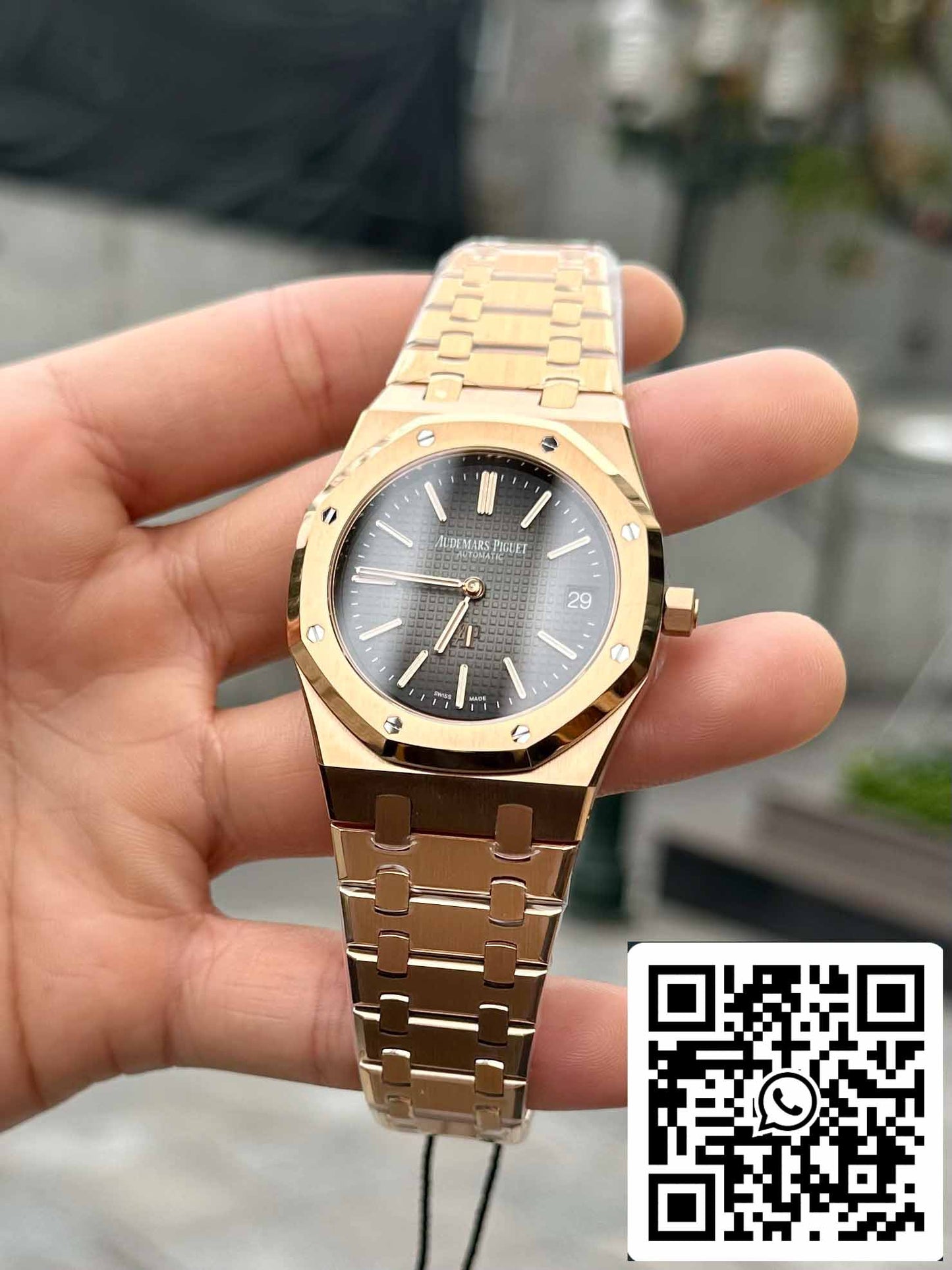 Audemars Piguet Royal Oak 16202OR.OO.1240OR.01 1:1 Best Edition ZF Fabbrica Gray Dial