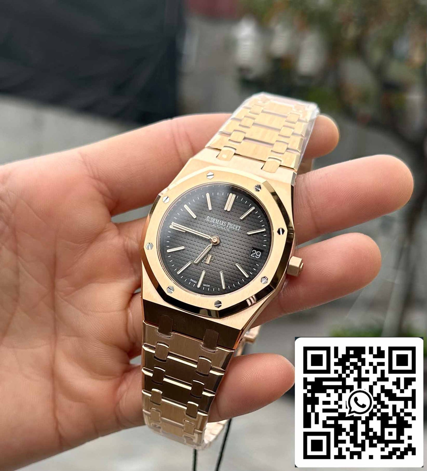 Audemars Piguet Royal Oak 16202OR.OO.1240OR.01 1:1 Best Edition ZF Fabbrica Gray Dial