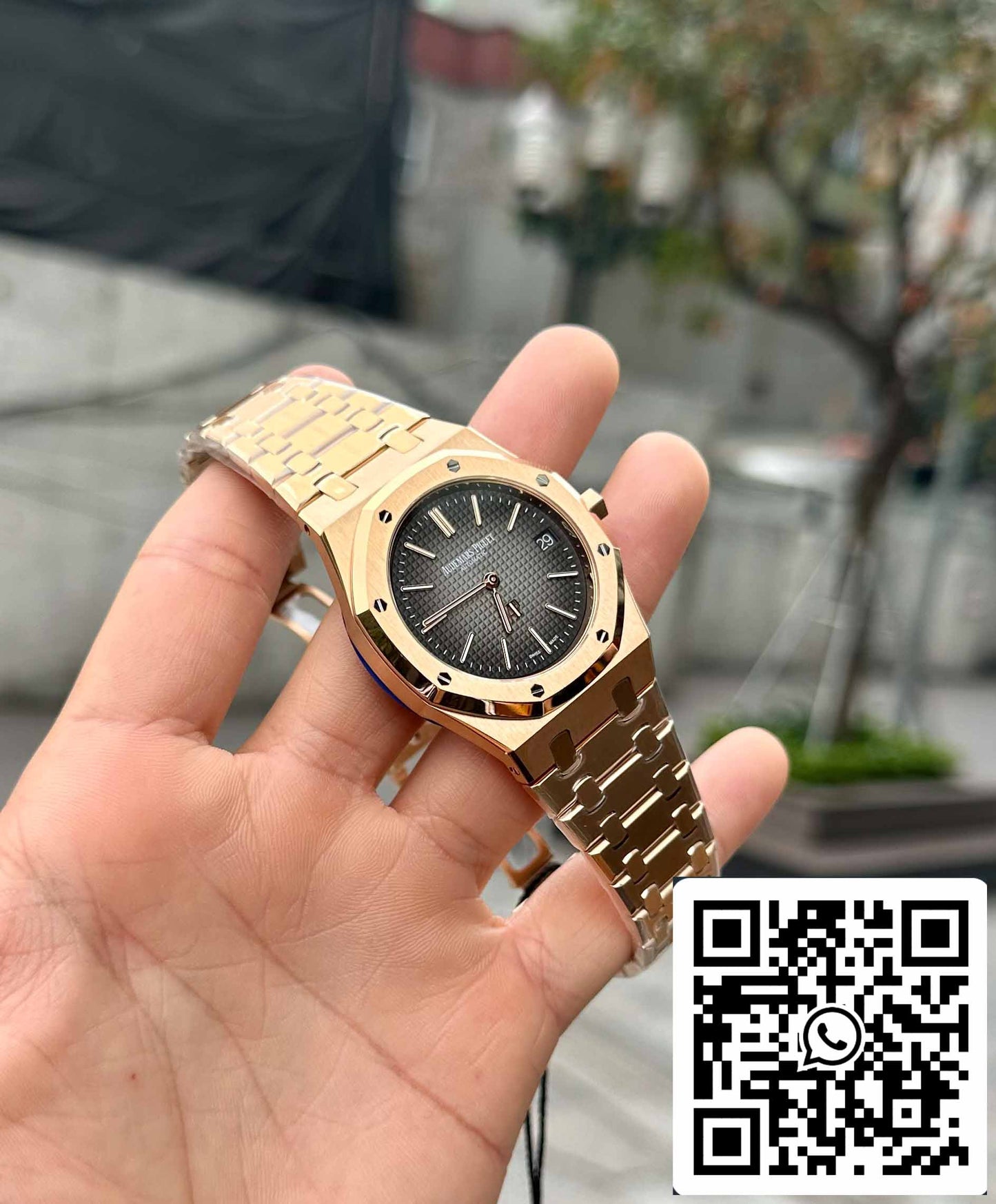 Audemars Piguet Royal Oak 16202OR.OO.1240OR.01 1:1 Best Edition ZF Fabbrica Gray Dial