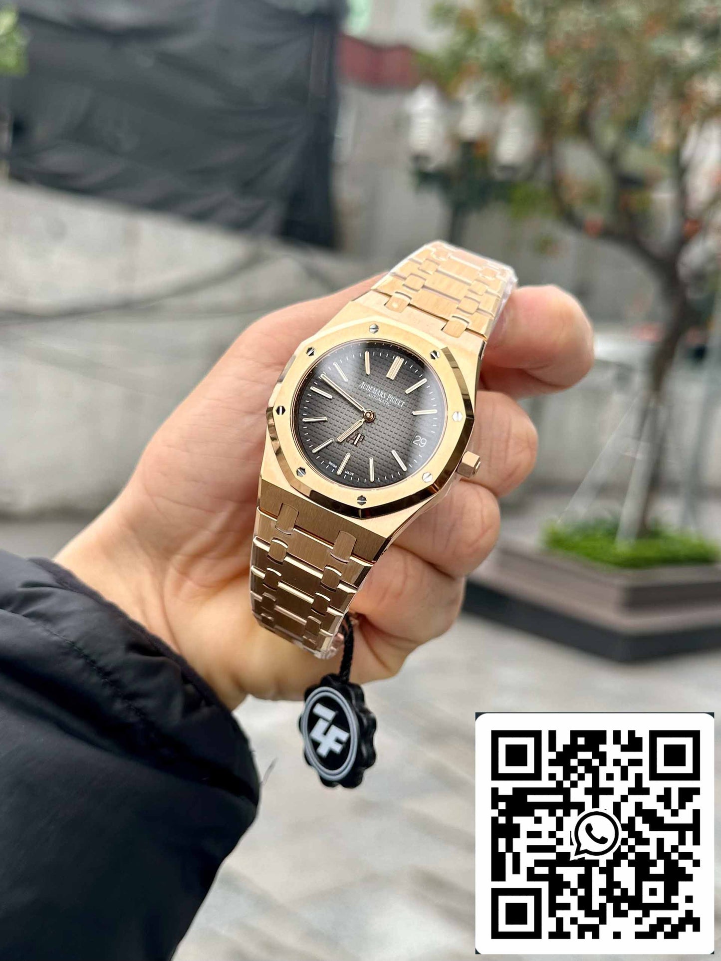 Audemars Piguet Royal Oak 16202OR.OO.1240OR.01 1:1 Best Edition ZF Fabbrica Gray Dial