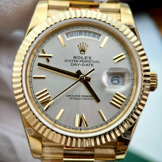 Rolex Day Date M228238-0002 1:1 edição melhor GM Fabbrica V3 versão de contrapeso