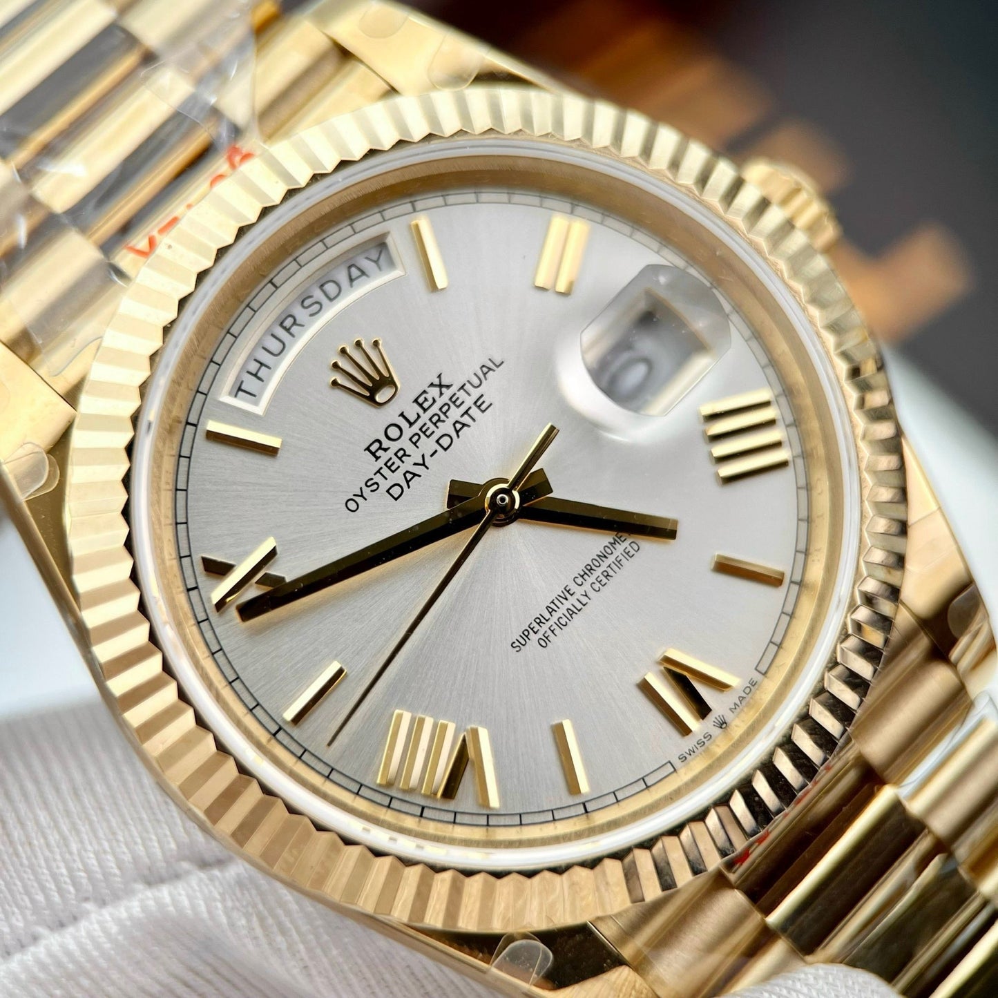 Rolex Day Date M228238-0002 1:1 edizione migliore GM Fabbrica V3 Contrapeso Versione