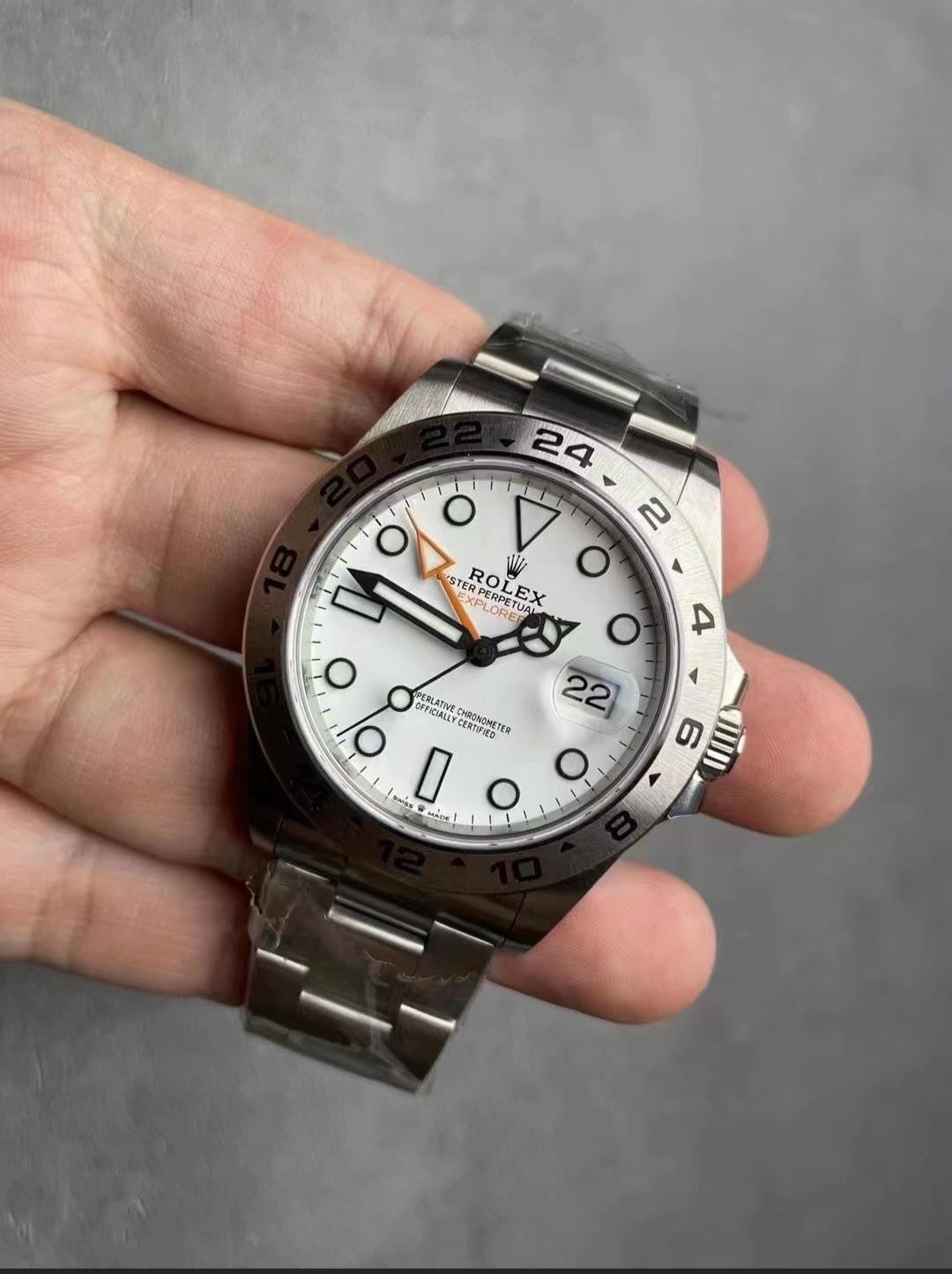 Rolex Explorer II 226570 C+ Fabbrica Men Watches 1:1 edizione migliore 3285 movimento