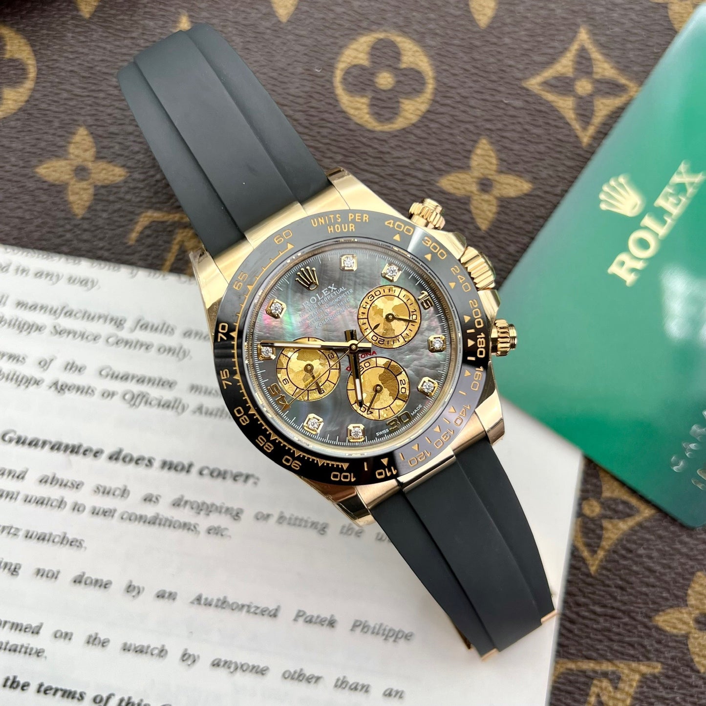 Rolex Daytona 116518 Mother of Pearl Nero 1:1 best editon BT Fabbrica