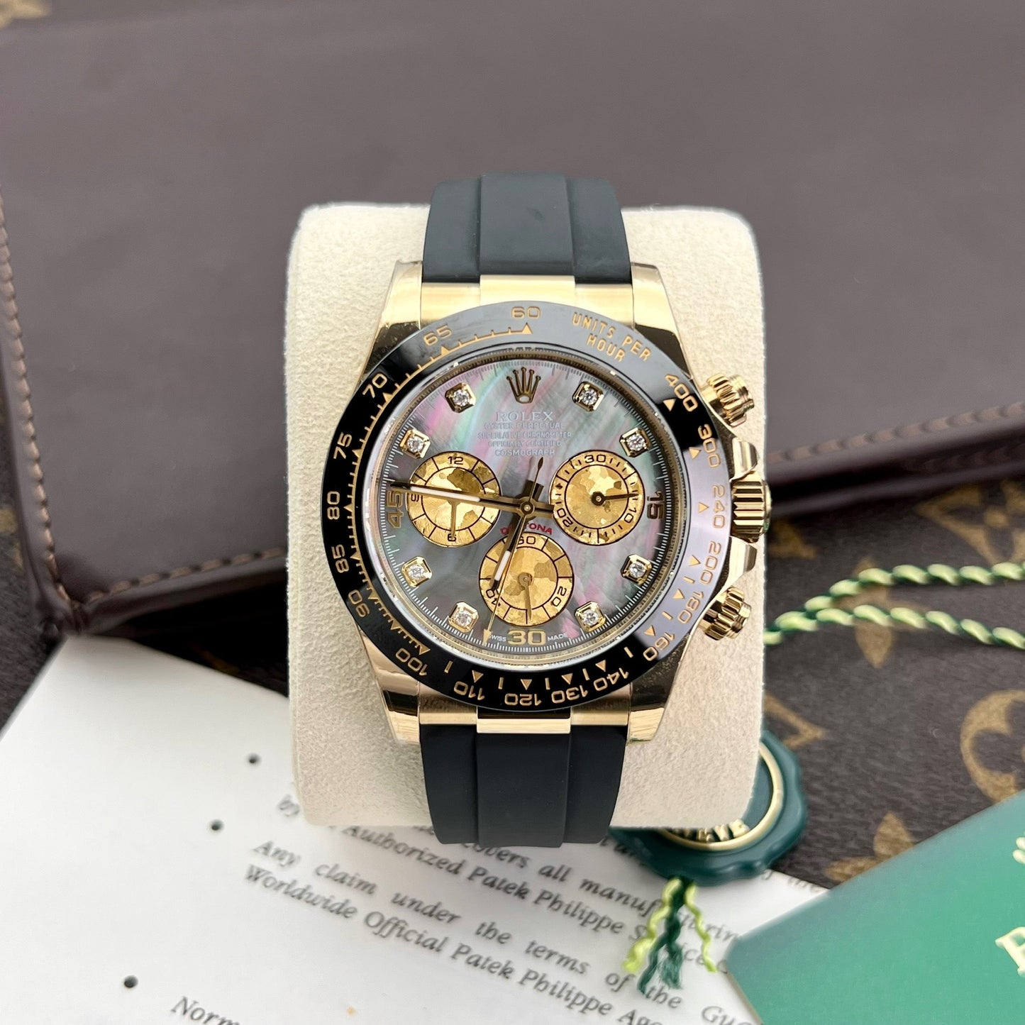 Rolex Daytona 116518 Mother of Pearl Nero 1:1 best editon BT Fabbrica