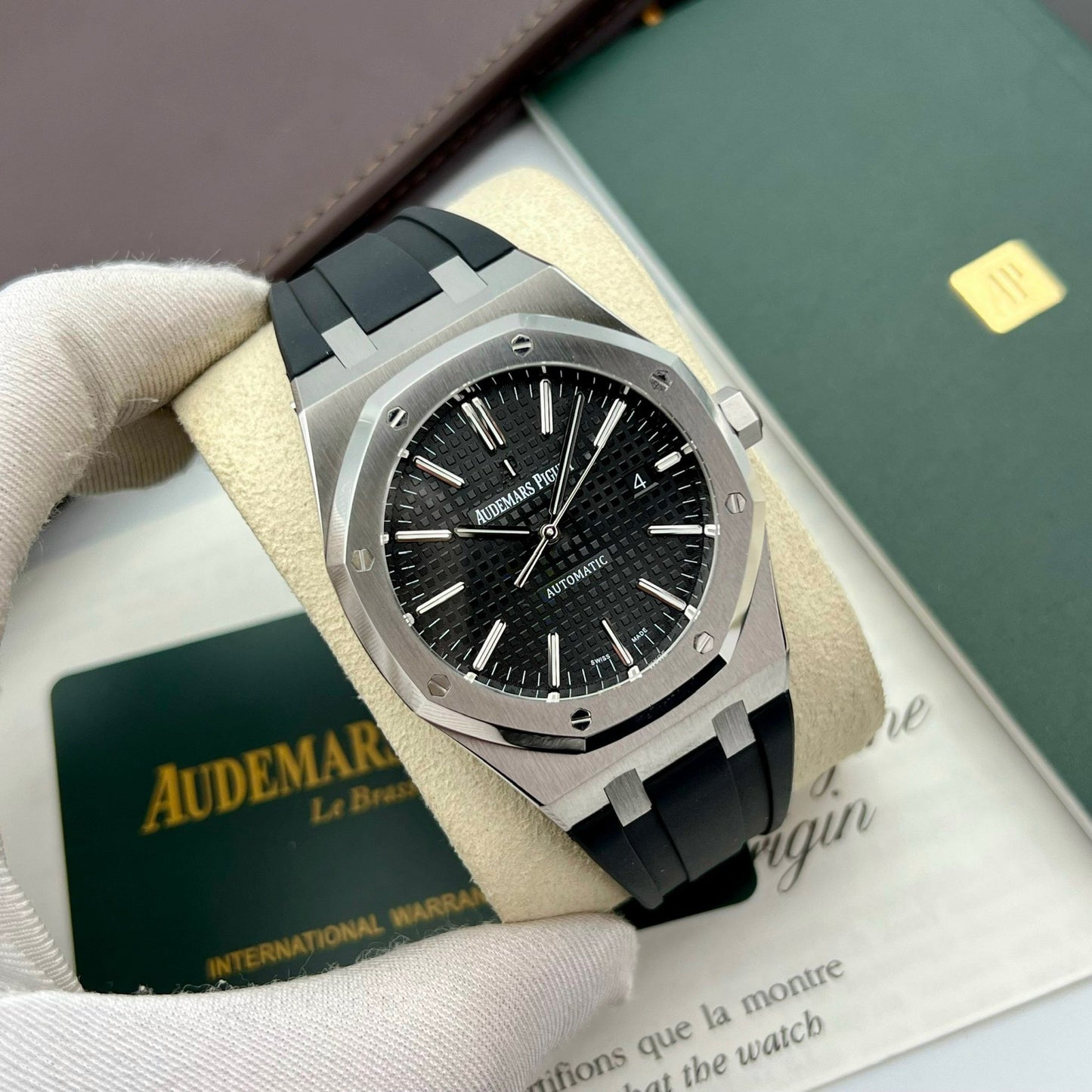 Audemars Piguet Royal Oak 15400 1:1 edición mayor APS Fabbrica quadrante nero