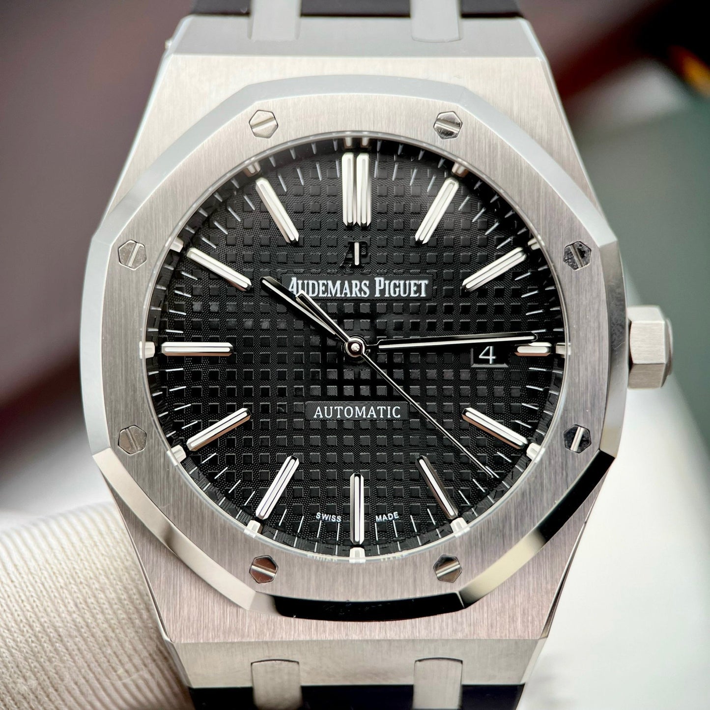 Audemars Piguet Royal Oak 15400 1:1 edición mayor APS Fabbrica quadrante nero