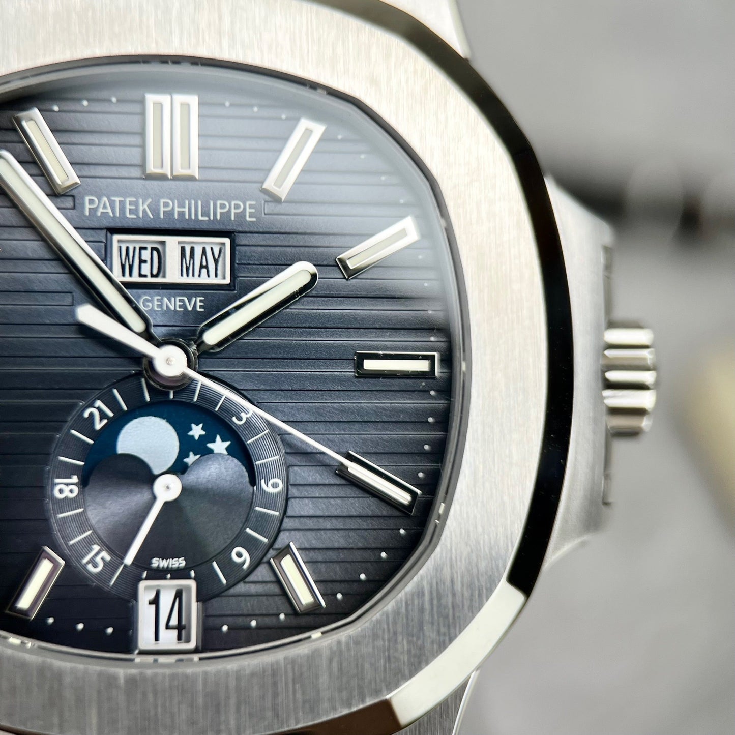 Patek Philippe Nautilus 5726/1A-014 V2 1:1 Best Edition PPF Fabbrica Blue Dial