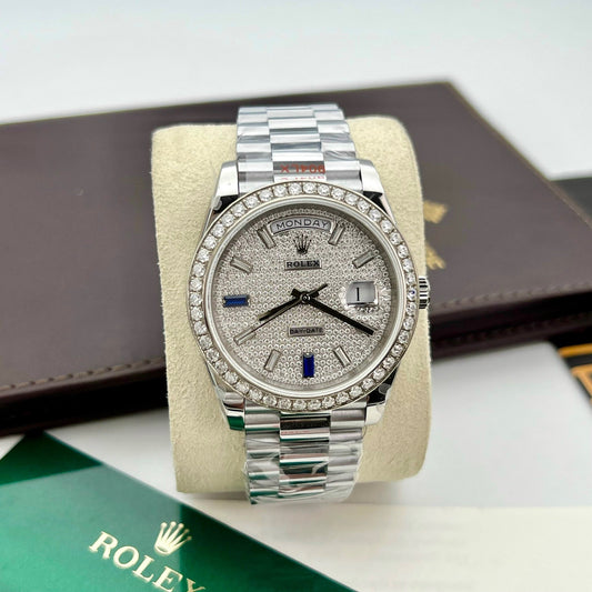 Rolex Day Date 40 228349RBR lunetta Diamonds quadrante 1:1 edizione migliore  Counterweight Versione