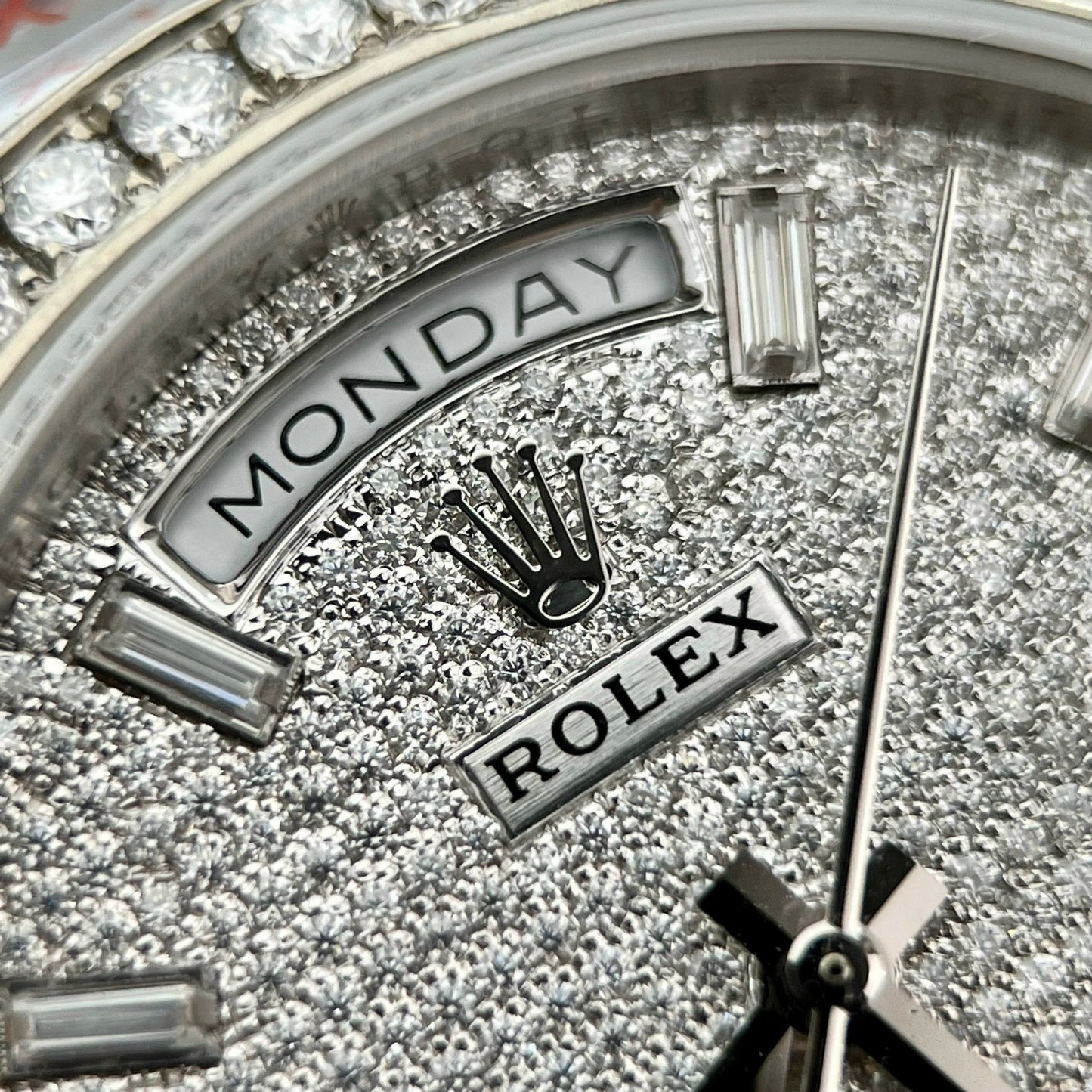 Rolex Day Date 40 228349RBR lunetta Diamonds quadrante 1:1 edizione migliore  Counterweight Versione