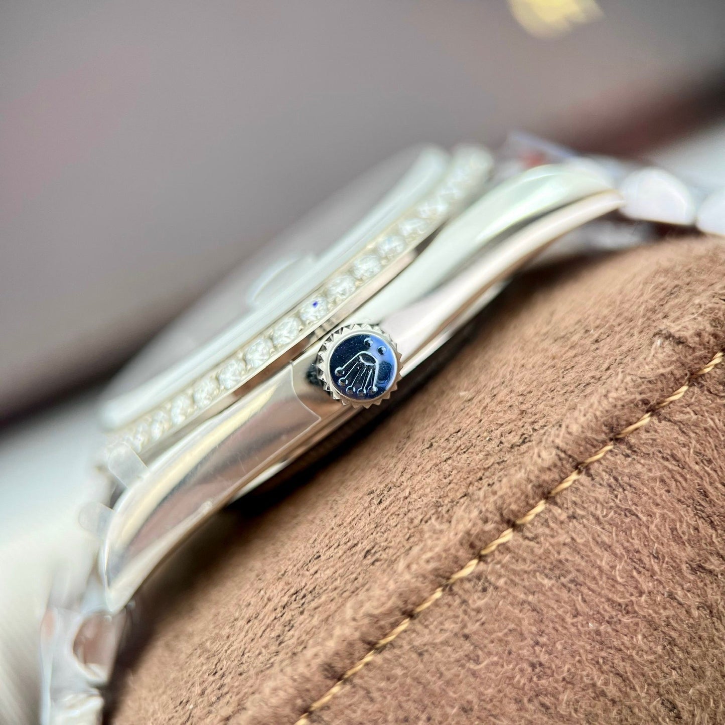 Rolex Day Date 40 228349RBR lunetta Diamonds quadrante 1:1 edizione migliore  Counterweight Versione