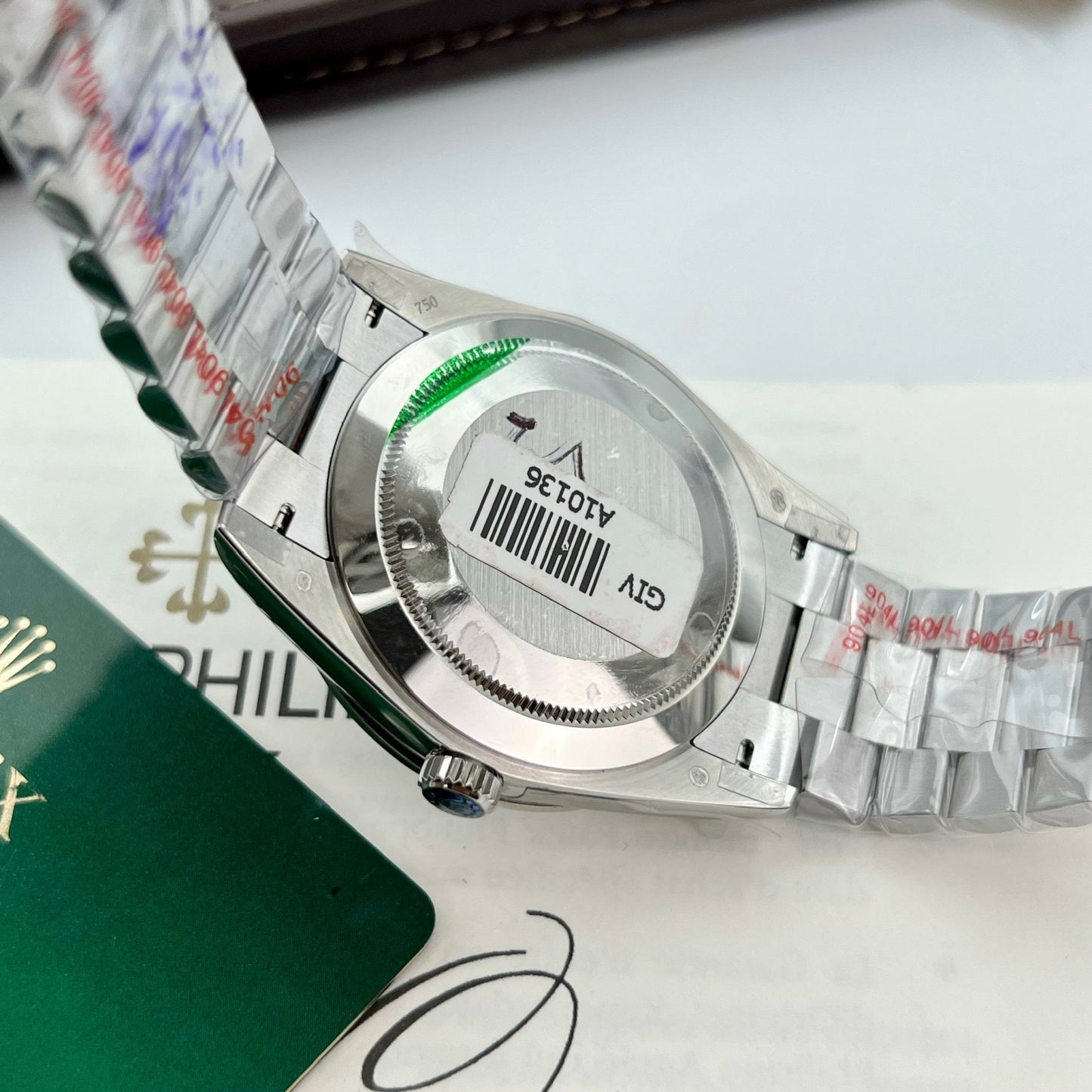 Rolex Day Date 40 228349RBR lunetta Diamonds quadrante 1:1 edizione migliore  Counterweight Versione