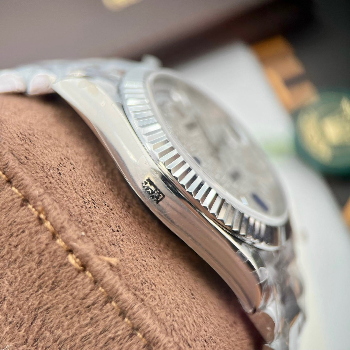 Rolex Day Date 40 228349RBR Pave Diamonds quadrante 1:1 edizione migliore GM Fabbrica V3 Counterweight Versione