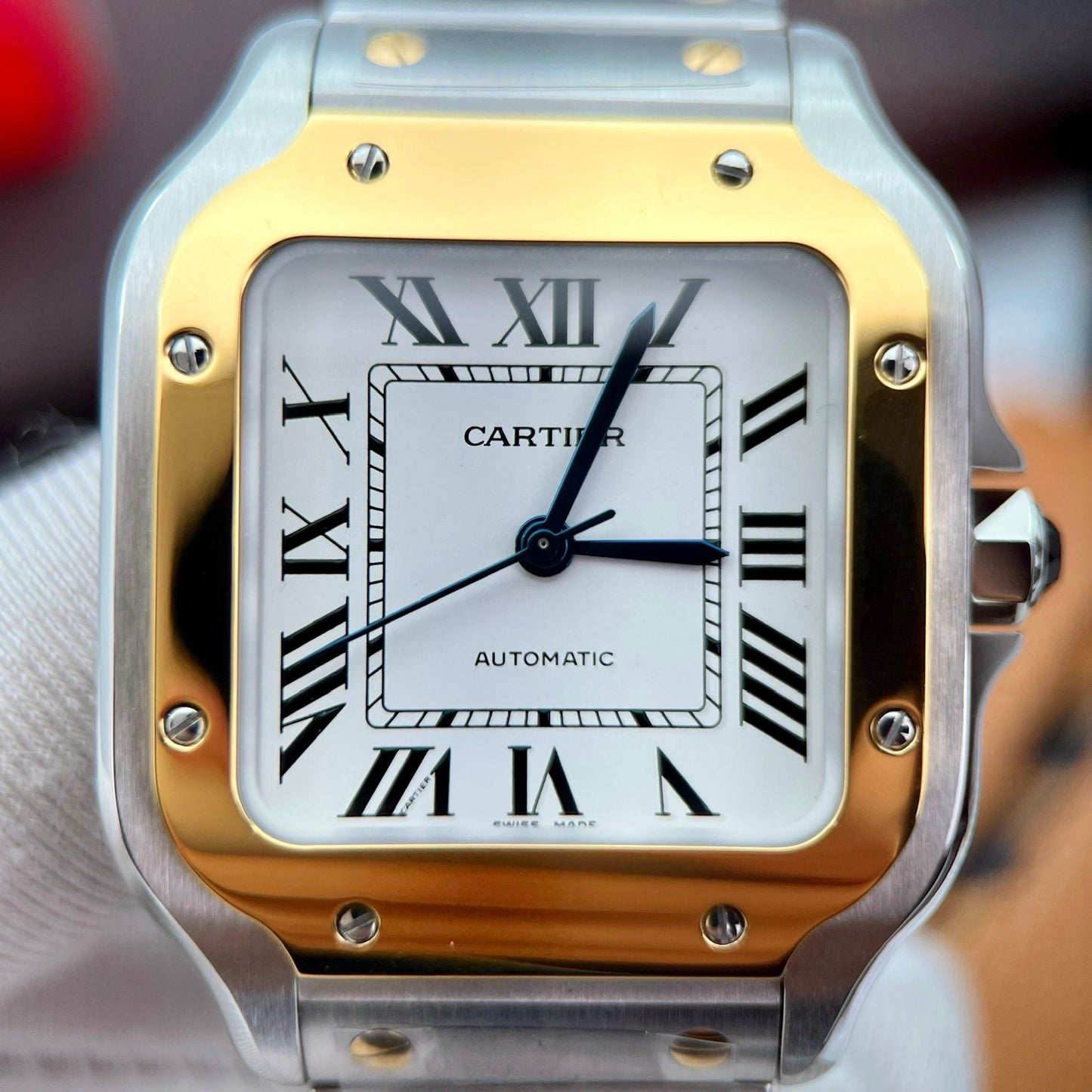 Cartier De Santos W2SA0016 35MM 1:1 edizione migliore BV Fabbrica quadrante bianco newest 2024 Versione