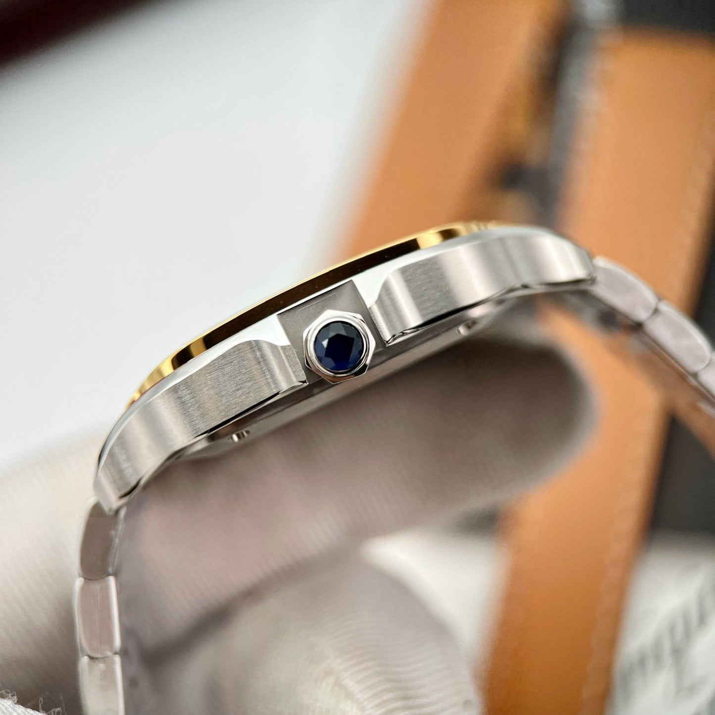 Cartier De Santos W2SA0016 35MM 1:1 edizione migliore BV Fabbrica quadrante bianco newest 2024 Versione