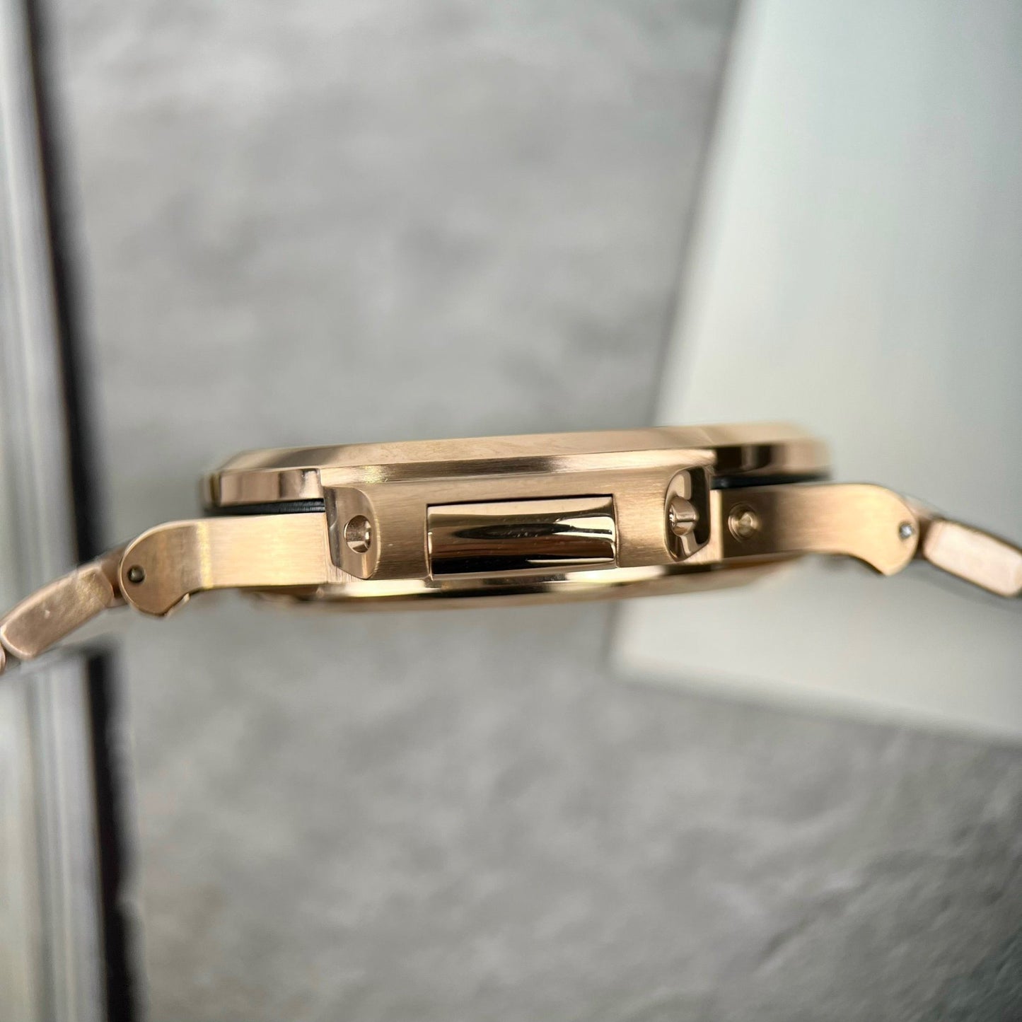 Patek Philippe Nautilus 5712/1R-001 1:1 edizione migliore GR Fabbrica Grigio quadrante Rosa Oro