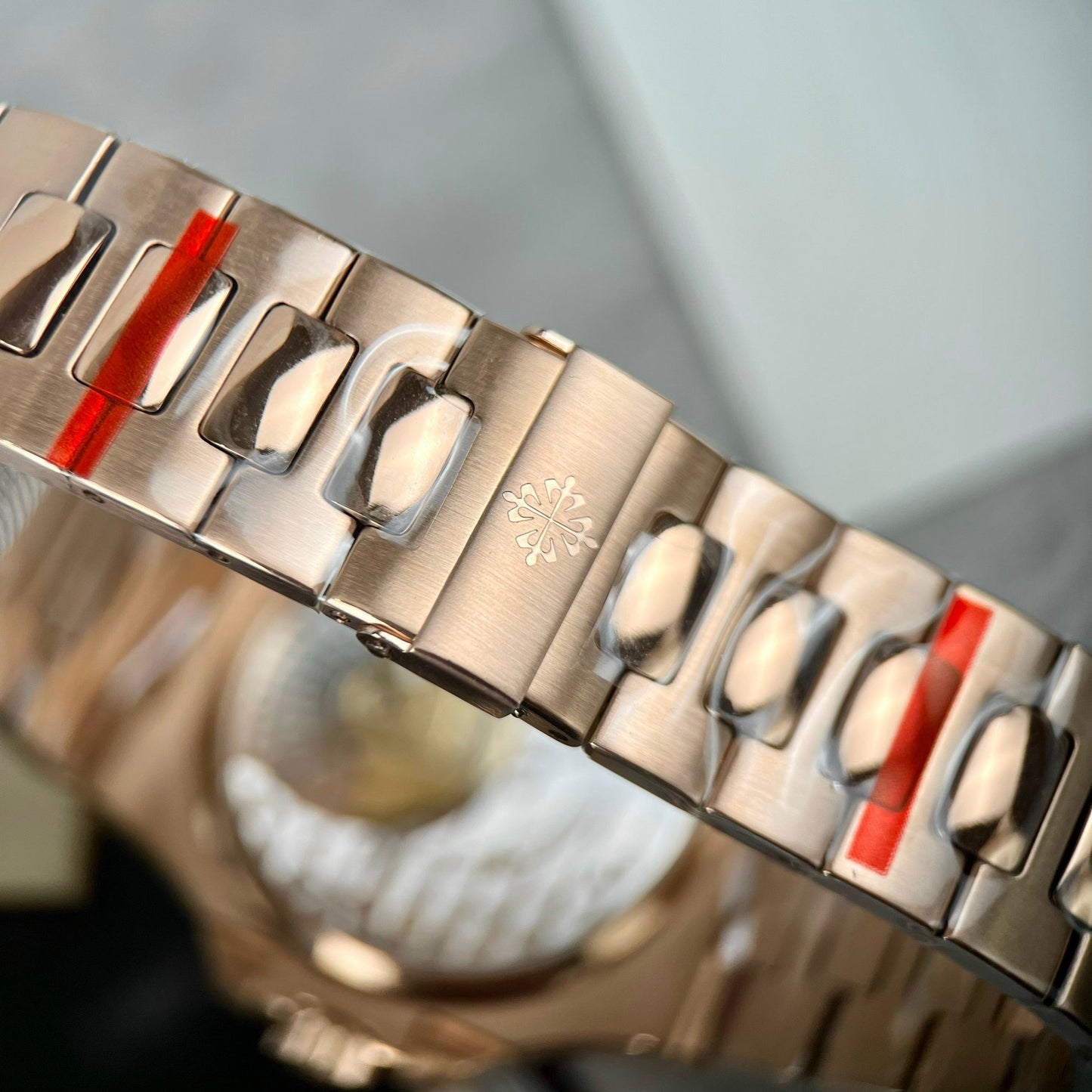 Patek Philippe Nautilus 5712/1R-001 1:1 edizione migliore GR Fabbrica Grigio quadrante Rosa Oro