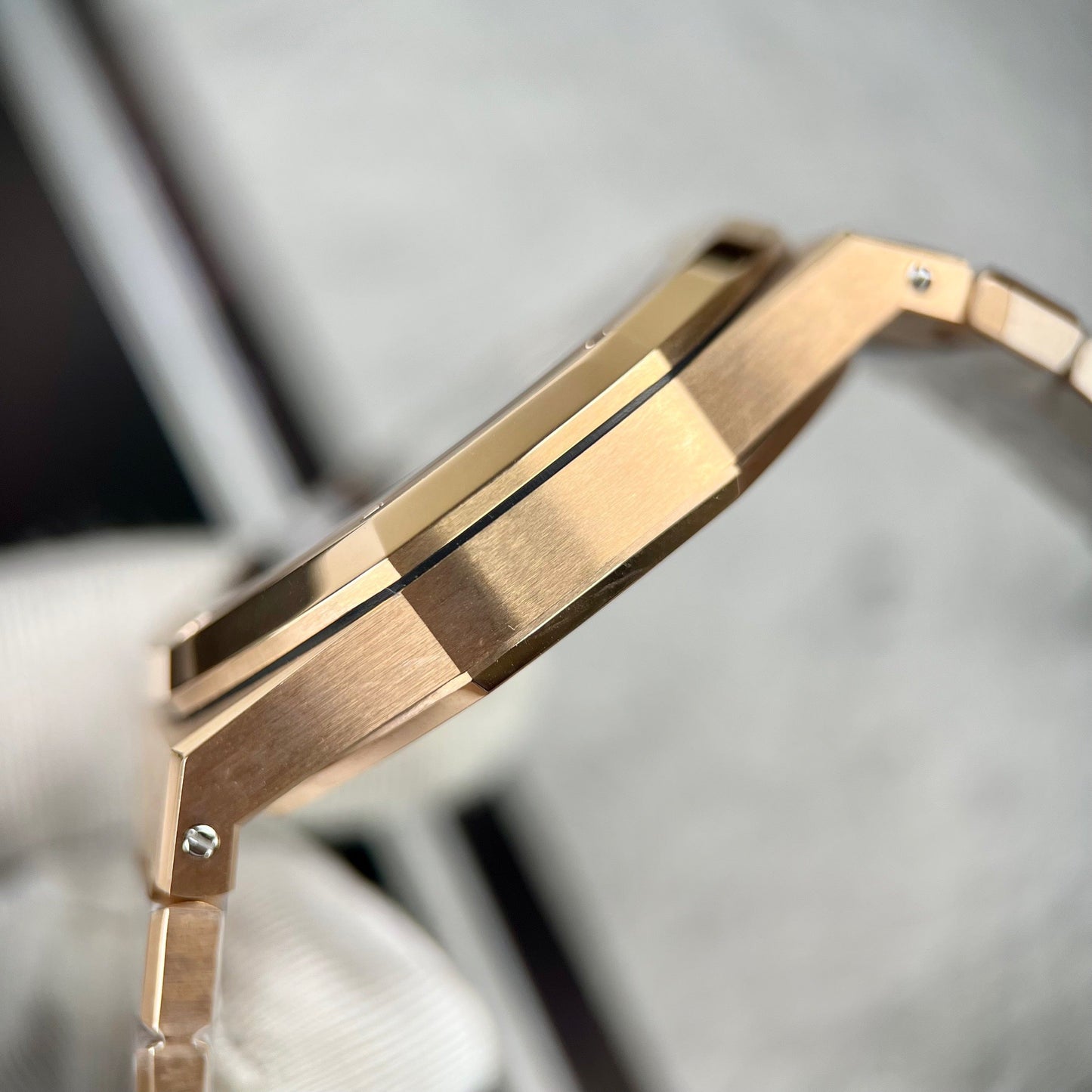 Audemars Piguet Royal Oak 15510 1:1 edizione migliore APS Fabbrica quadrante blu Rosa Oro