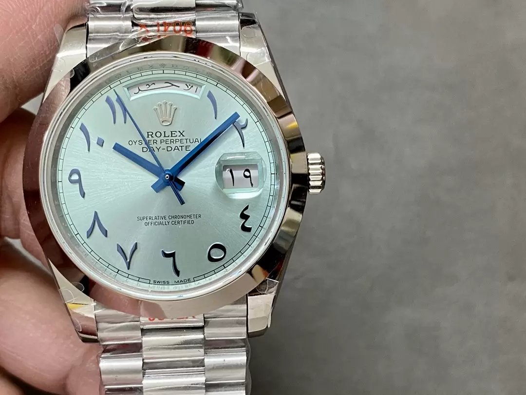 Rolex Day Date 40 M228206-0025 Arabic quadrante blu 1:1 edizione migliore GM Fabbrica 3255 movimento