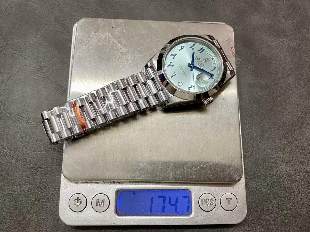 Rolex Day Date 40 M228206-0025 Arabic quadrante blu 1:1 edizione migliore GM Fabbrica 3255 movimento